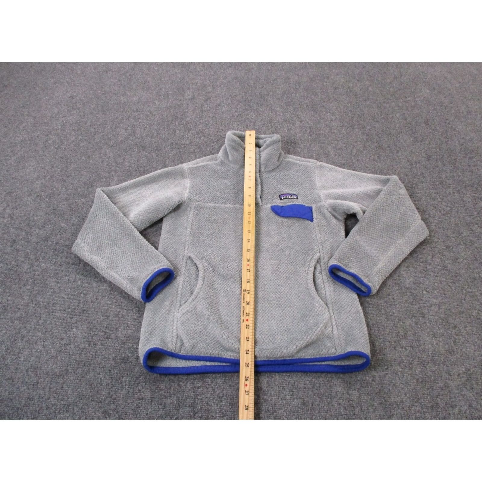 Patagonia Patagonia Womens Jacket Gray Snap T Fleece Fuzzy Sweater Outdoors Camping Size XS / US 0-2 / IT 36-38 - 3 Thumbnail