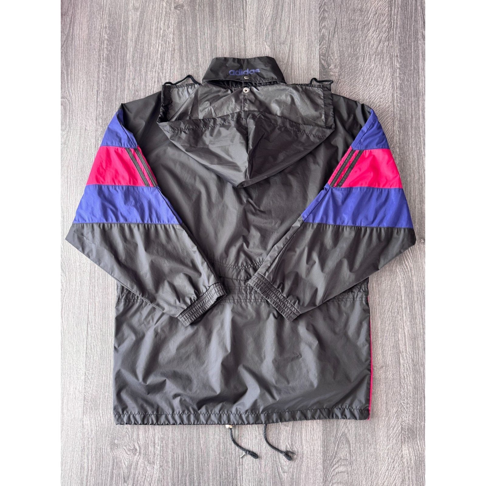 Adidas ADIDAS ORIGINAL MEN VINTAGE VTG 90'S RAIN TRACK JACKET Size US L / EU 52-54 / 3 - 6 Thumbnail