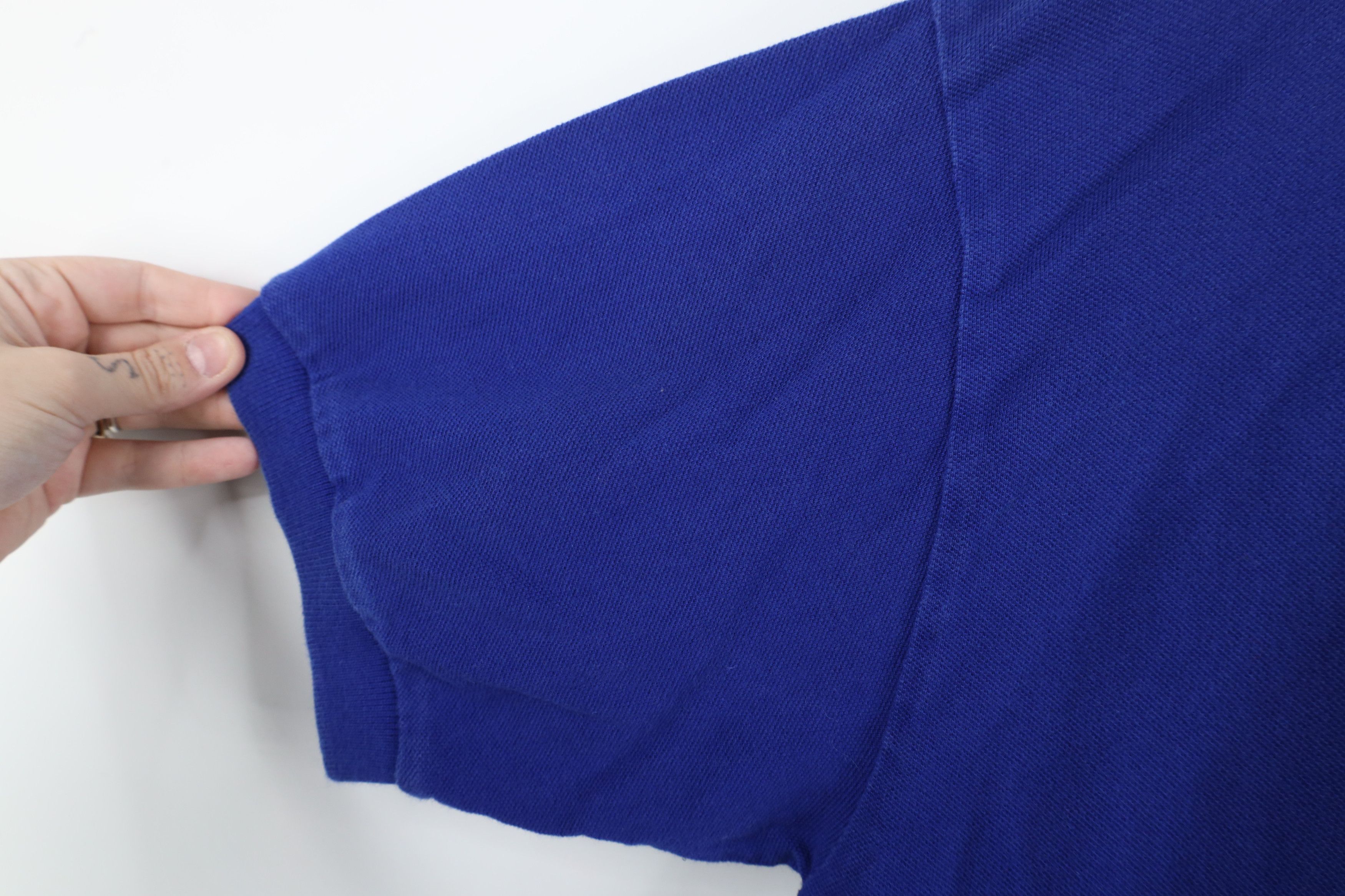 Nautica × Vintage Vintage 90s Nautica Out Short Sleeve Polo Shirt Blue Size US M / EU 48-50 / 2 - 11 Thumbnail