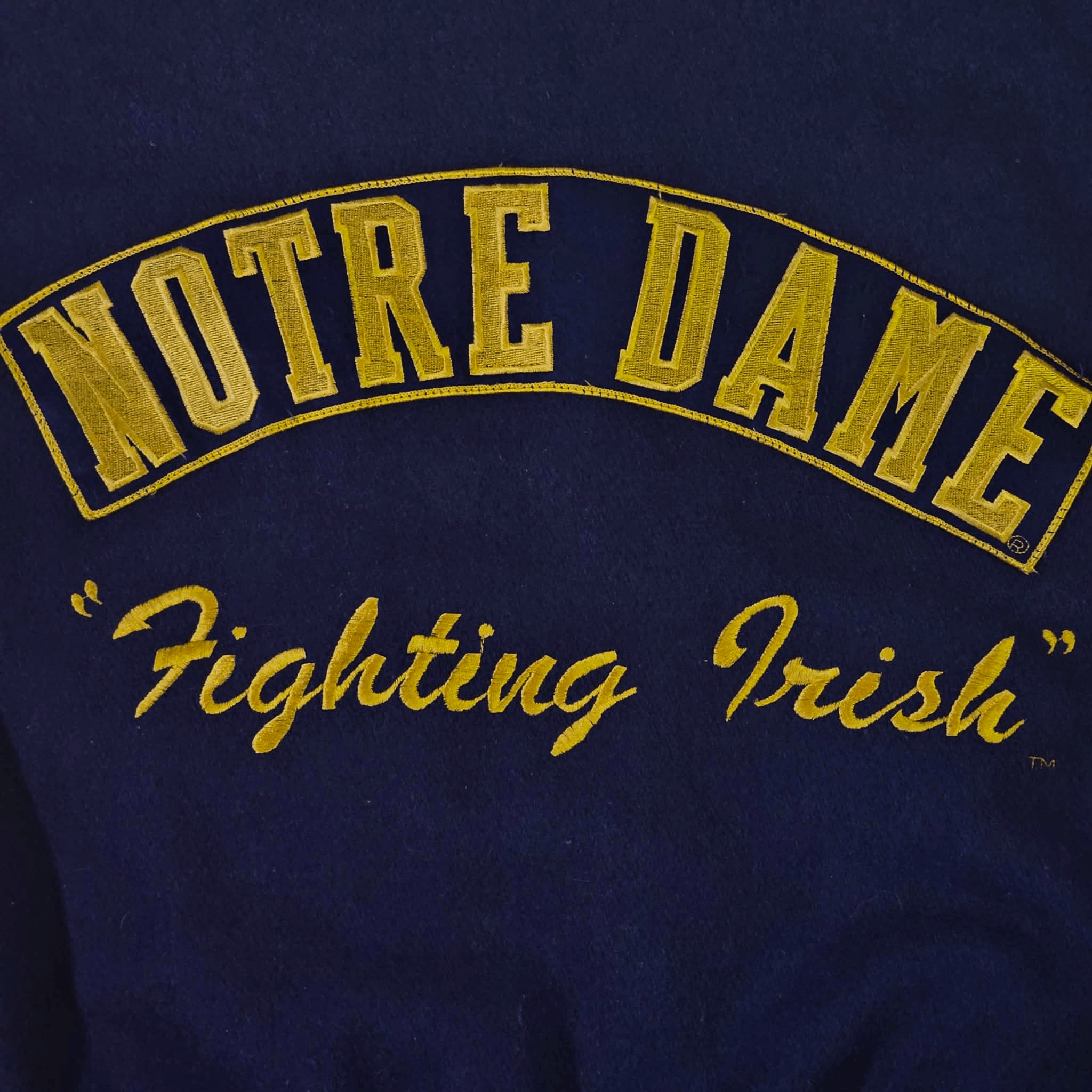 Cooper Notre Dame Fighting Irish Vintage 90s College Varsity Jacket Size US XL / EU 56 / 4 - 9 Thumbnail