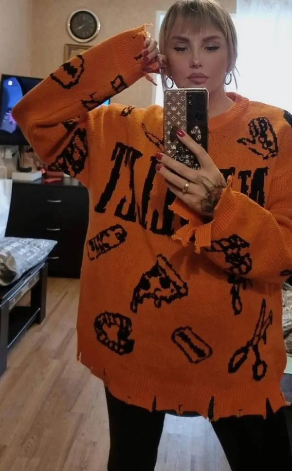 VIBE Ripped Punk Sweater Size M / US 6-8 / IT 42-44 - 1 Thumbnail