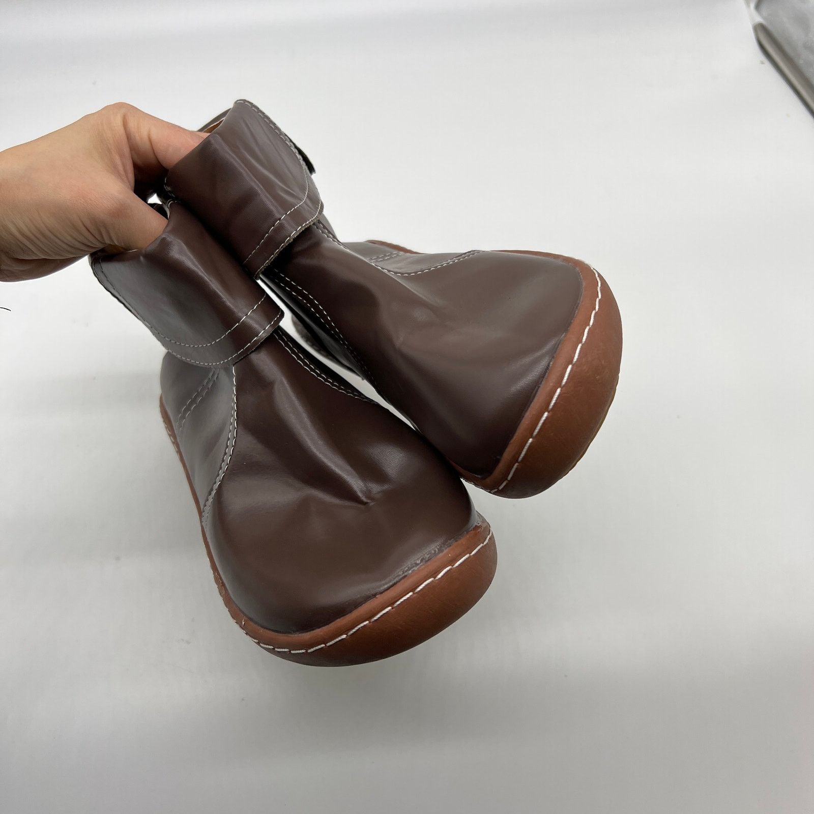 Other Womens Ankle Boot Comfortable Slip On Flat Booties Size US 10.5 / IT 40.5 - 3 Thumbnail