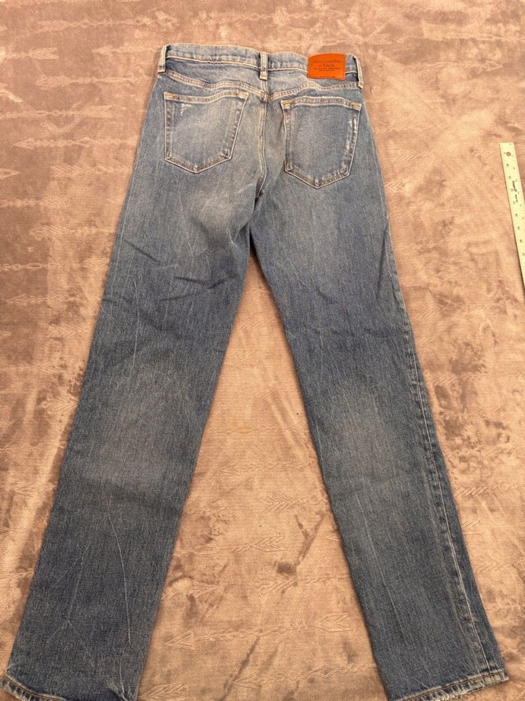 Abercrombie & Fitch Men's Abercrombie & Fitch Jeans, 28x34, Blue Size 28" / US 6 / IT 42 - 14 Thumbnail