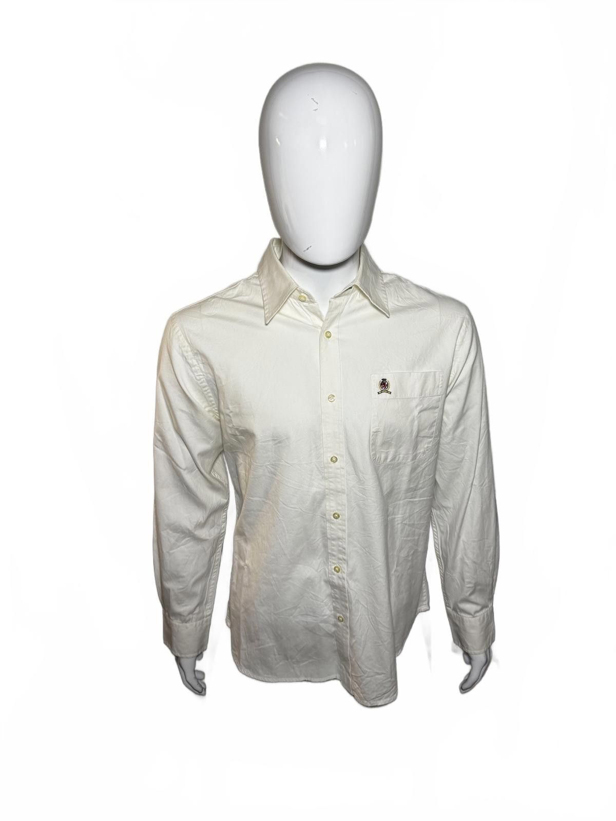 Designer Tommy Hilfiger Long Sleeve Button-Down Shirt Size US L / EU 52-54 / 3 - 2 Thumbnail