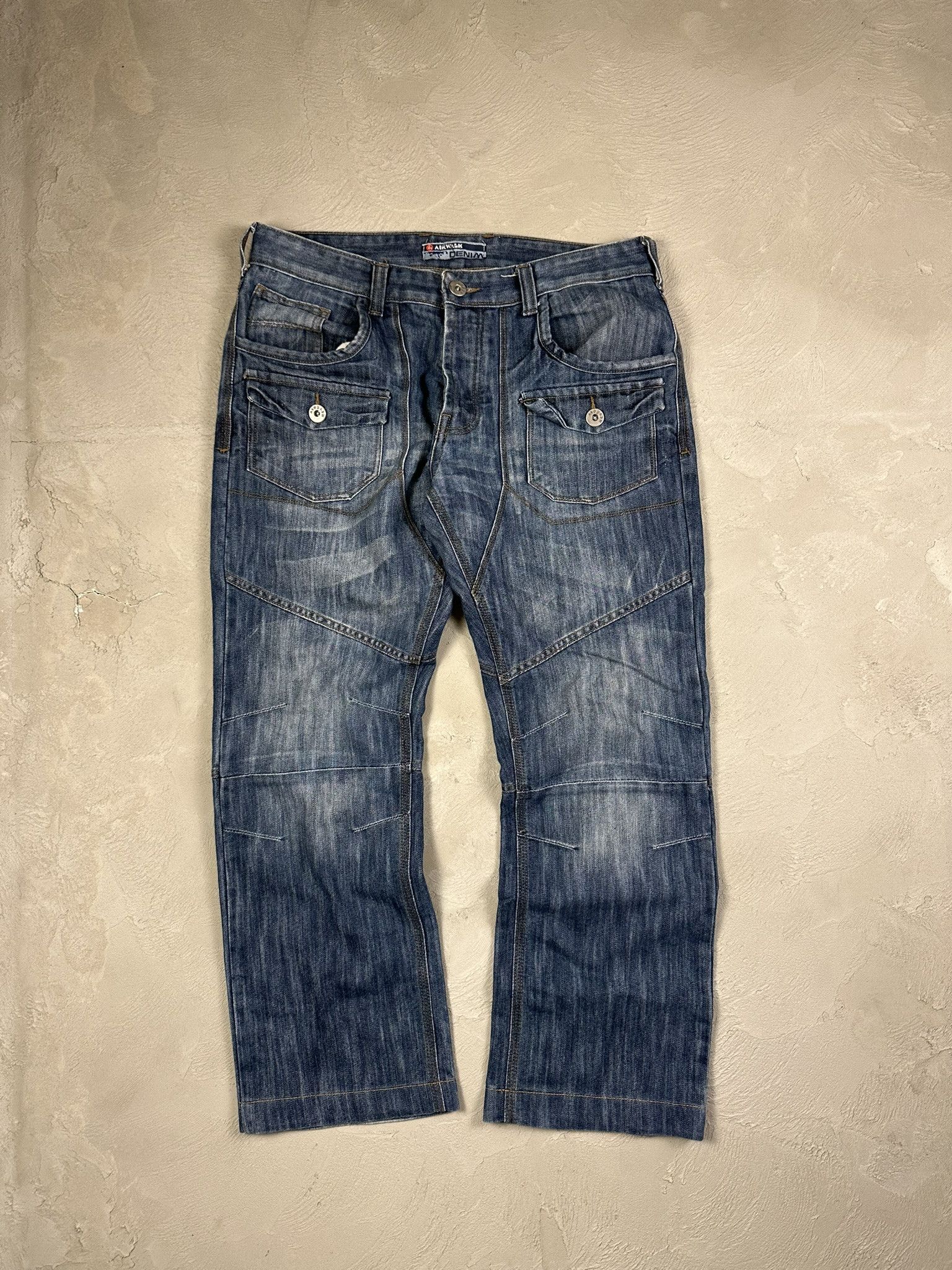 Airwalk Vintage Y2k Airwalk Oversized Hiphop Rap Faded Pants 00s Size US 34 / EU 50 - 1 Thumbnail