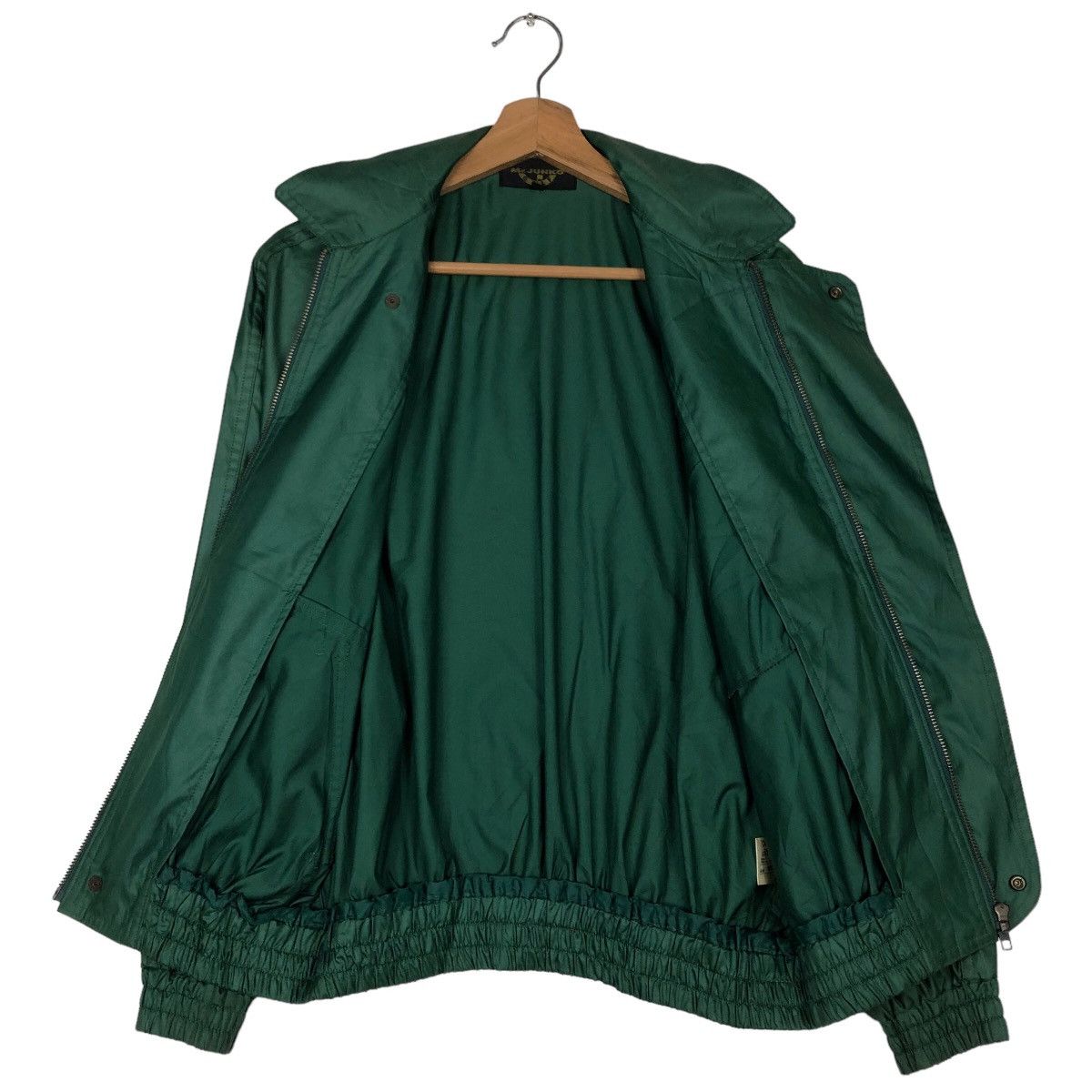 Japanese Brand 🔥Rich Green Vintage Bomber Jacket Nylon Mr Junko Japan Size US M / EU 48-50 / 2 - 13 Thumbnail