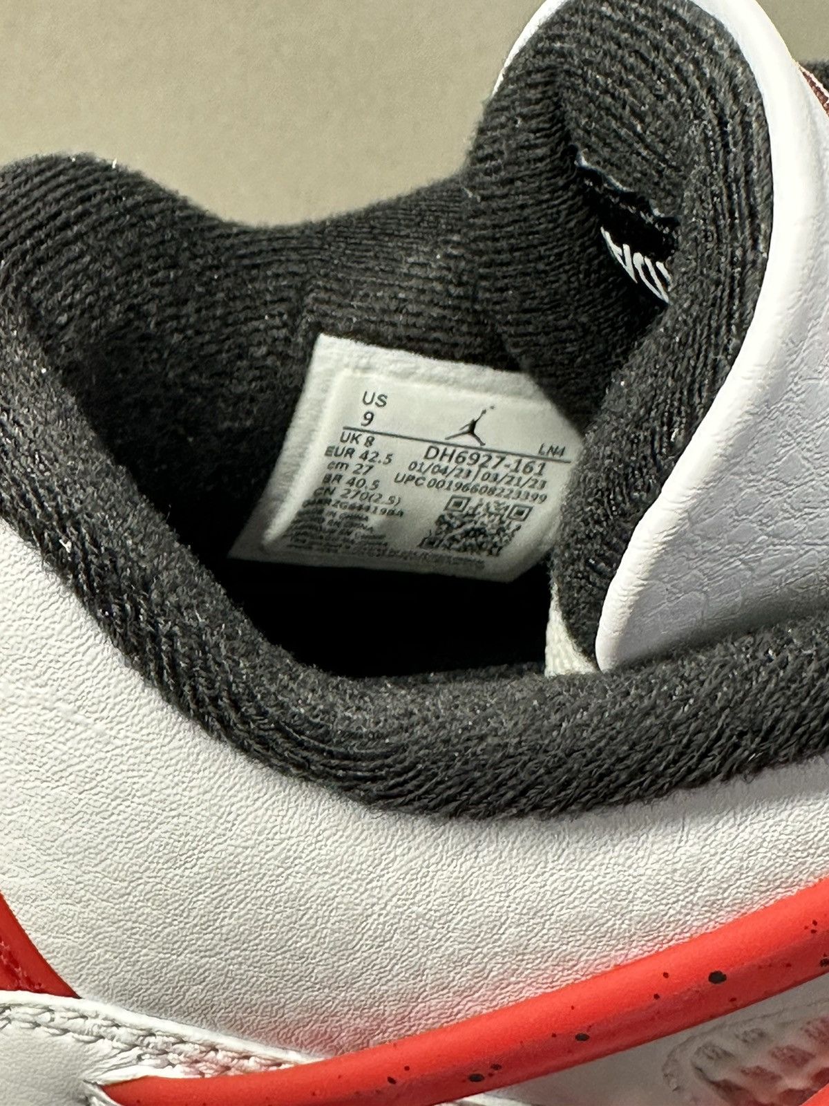 Jordan Brand Jordan 4 Retro Red Cement Size US 9 / EU 42 - 9 Thumbnail