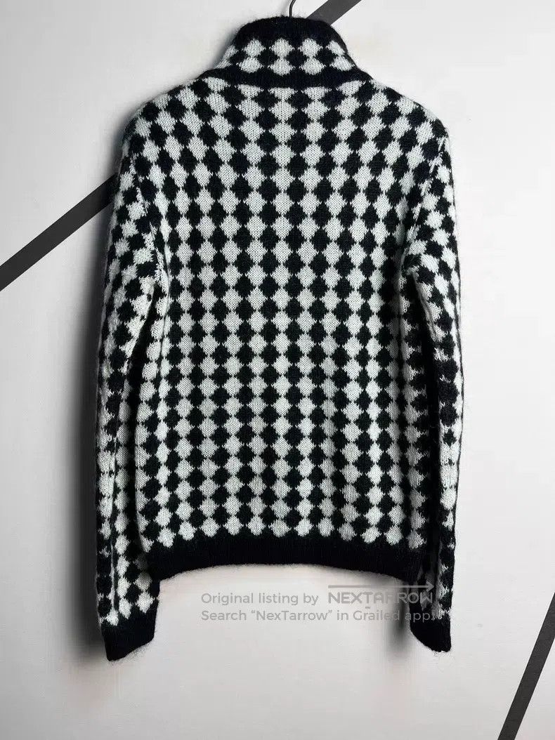 Saint Laurent Paris Saint Laurent Paris Black and White Houndstooth Wool Sweat Size US XS / EU 42 / 0 - 2 Thumbnail