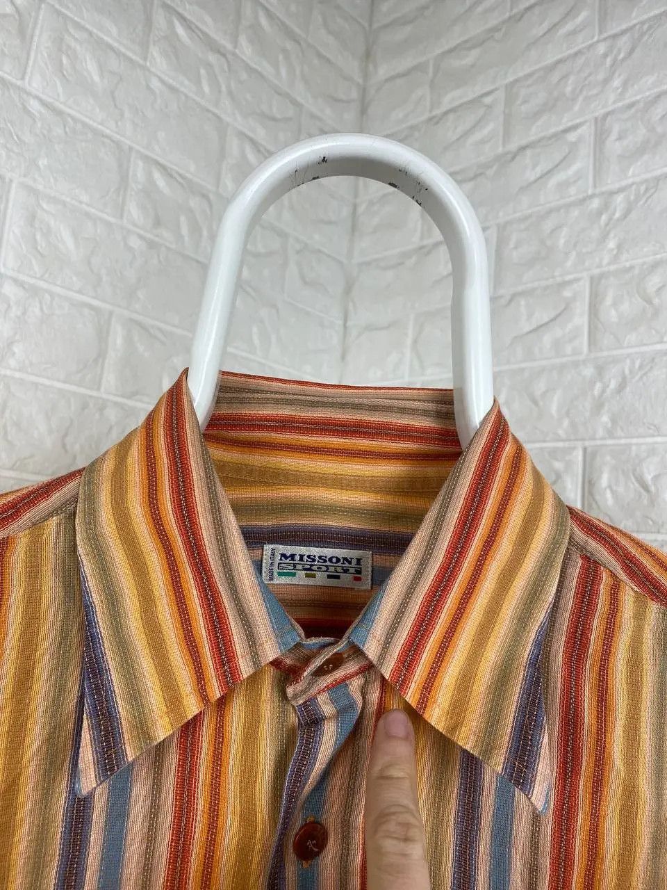 Missoni Missoni Sport Button Front Shirt Multicolor Striped Size US S / EU 44-46 / 1 - 2 Thumbnail
