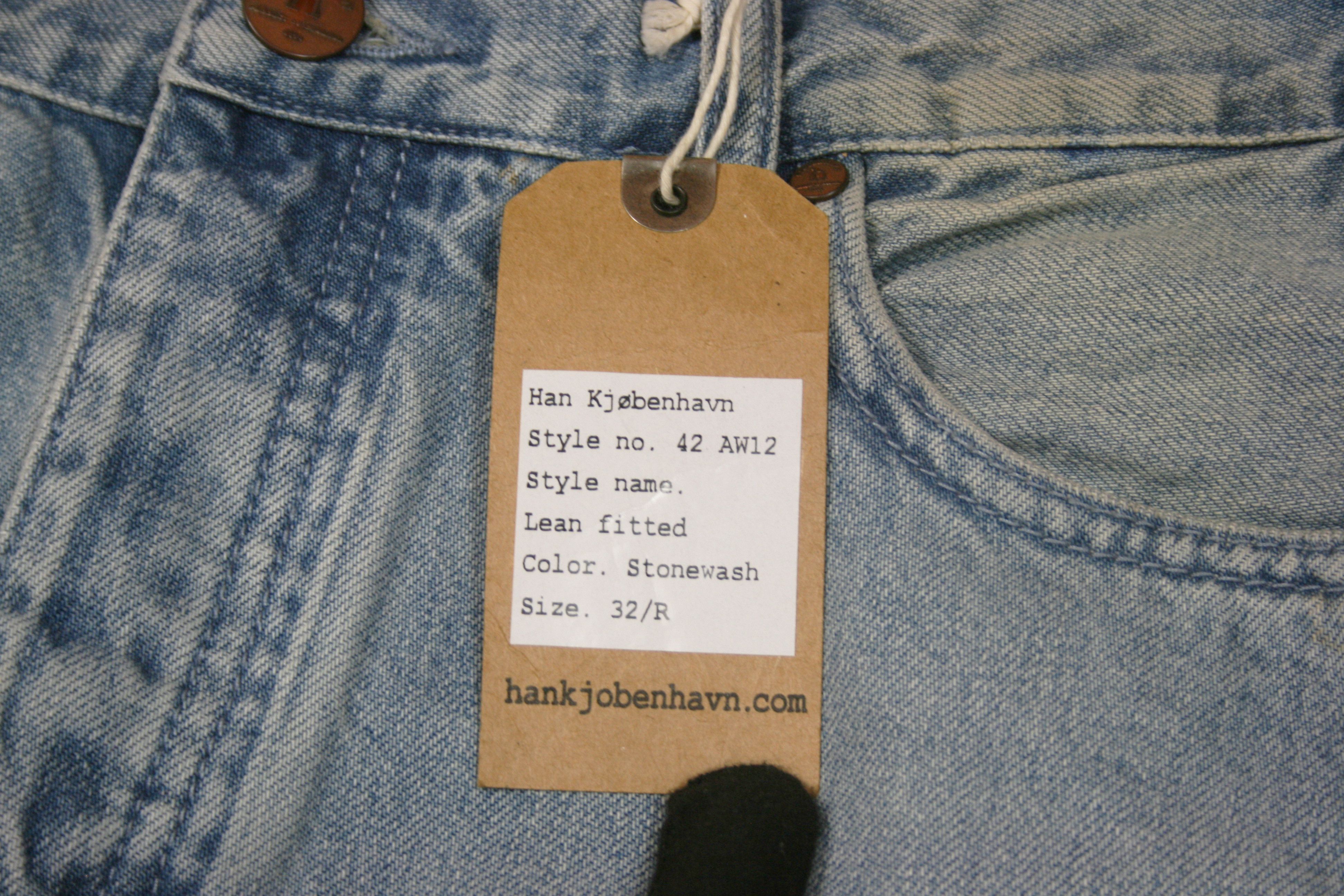Han Kjobenhavn AW12 Selvage Stonewash Jeans Size US 32 / EU 48 - 8 Thumbnail