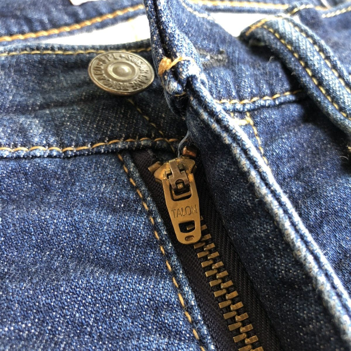 Sugar Cane Vintage Sugar Cane W32 Light Distressed Denim Jeans Pants Size US 31 - 11 Thumbnail