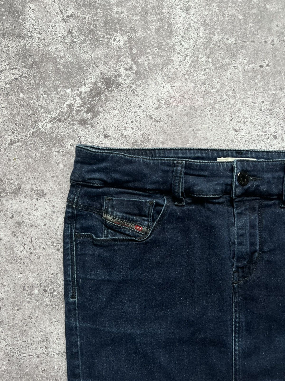 Diesel × Vintage Vintage Diesel Denim Skirt Y2K Size 29" - 4 Thumbnail