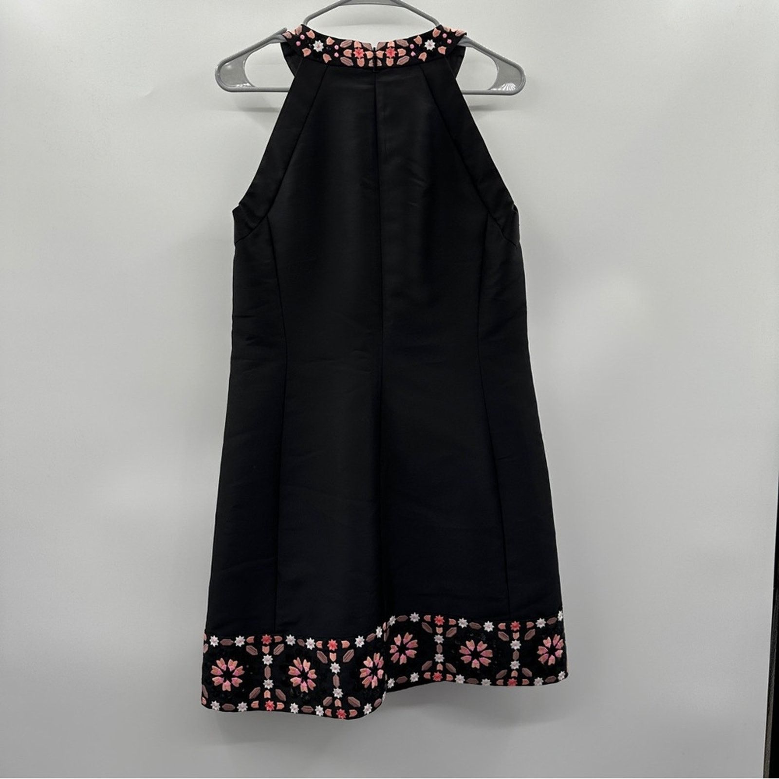 Kate Spade Kate Spade Dress By The Pool Black Mosaic Floral Shift Dress Size L / US 10 / IT 46 - 6 Thumbnail