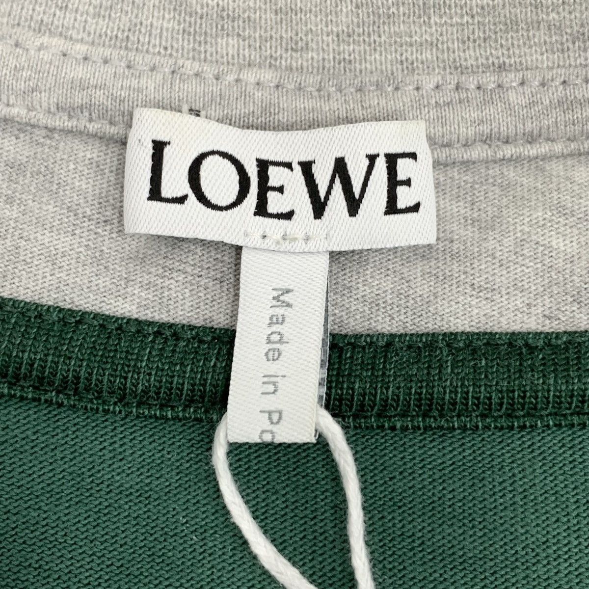 Loewe Green Short Sleeve V-Neck Layered Shirt Size US L / EU 52-54 / 3 - 5 Thumbnail