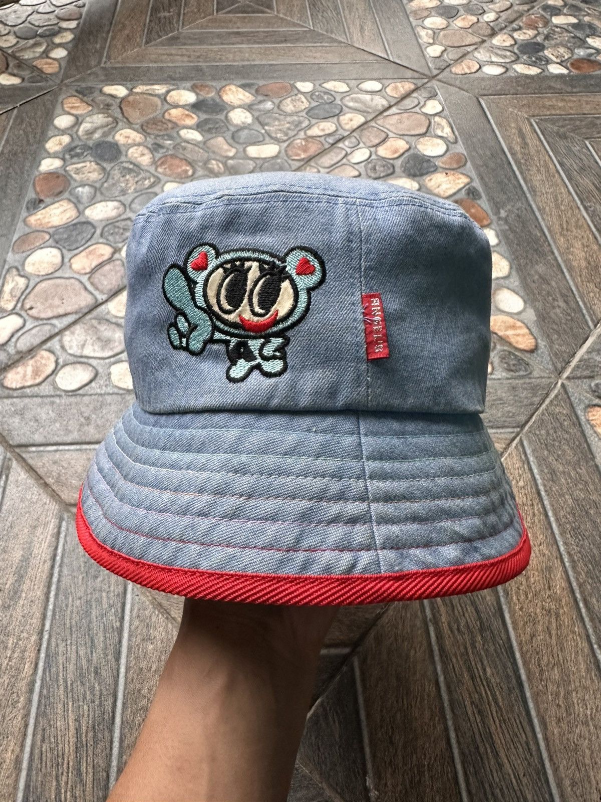 Angel Blue × Japanese Brand Vintage Angel Blue Bucket Hat Y2k Size ONE SIZE - 1 Thumbnail