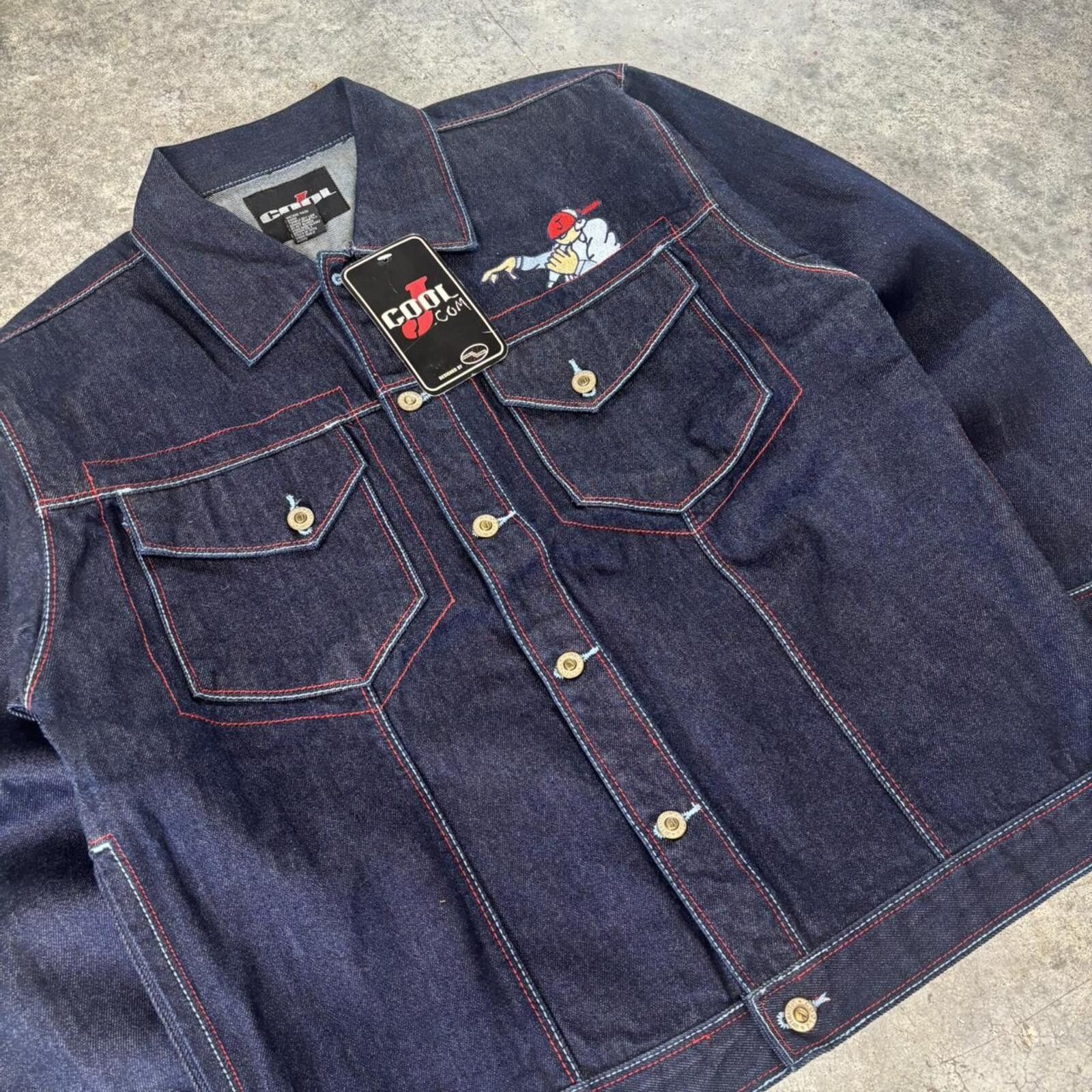 Southpole LL Cool J Y2K Denim Jacket 2000s Size US XXL / EU 58 / 5 - 3 Thumbnail
