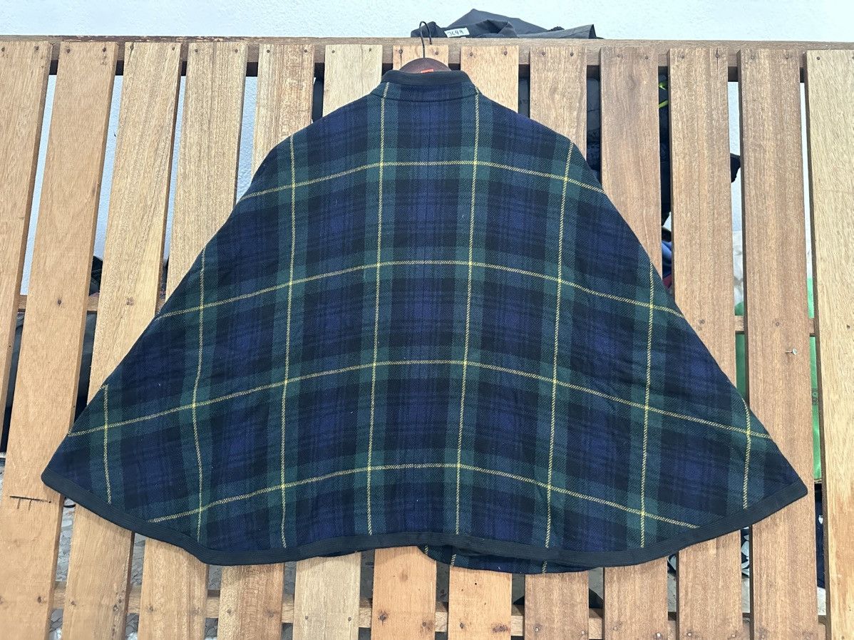 Polo Ralph Lauren Vintage Plaid Wool Cape Poncho Tartan Check Cloak Jacket Size US XL / EU 56 / 4 - 2 Thumbnail