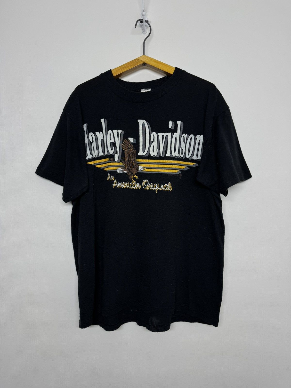 Vintage Vintage 80s Harley Davidson T-Shirt Size US L / EU 52-54 / 3 - 1 Thumbnail