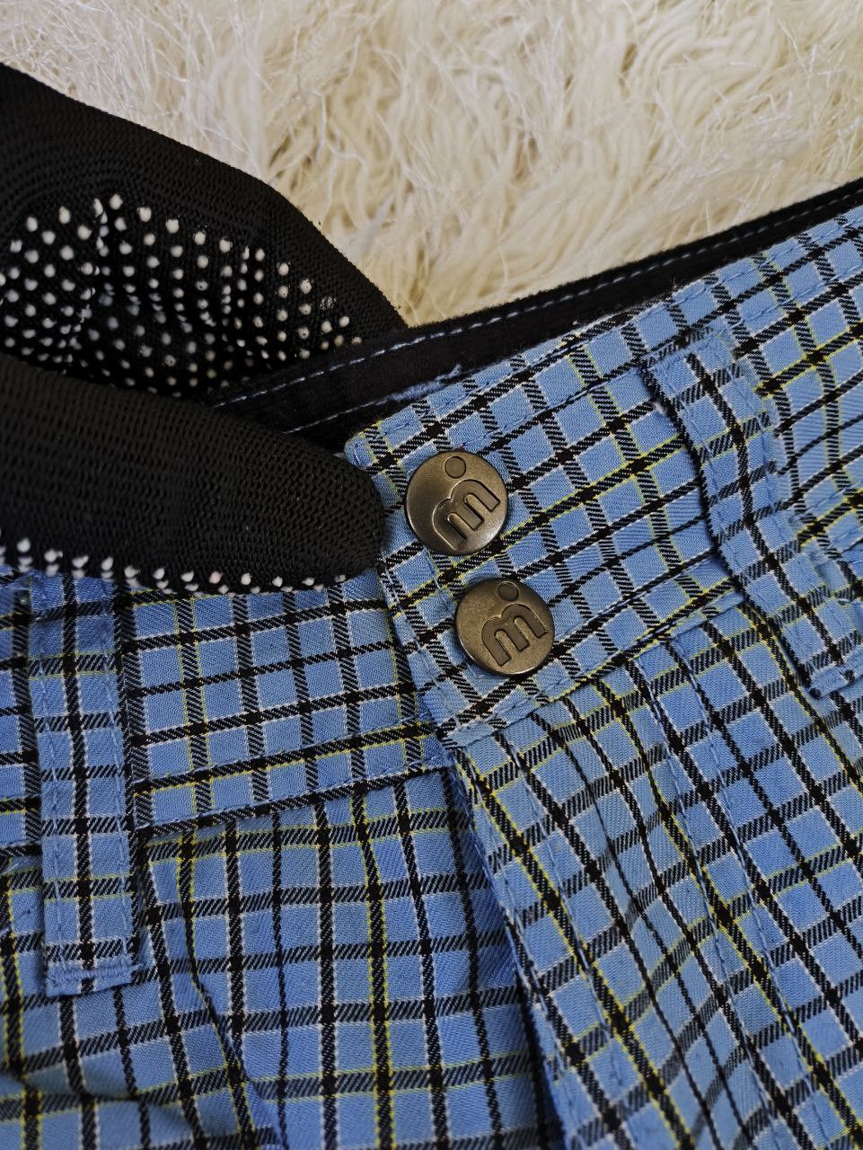 Gear for Sports MISTRAL Plaid Blue Waterproof Outdoor Ski Trousers Size 36" / US 14 / IT 50 - 10 Thumbnail