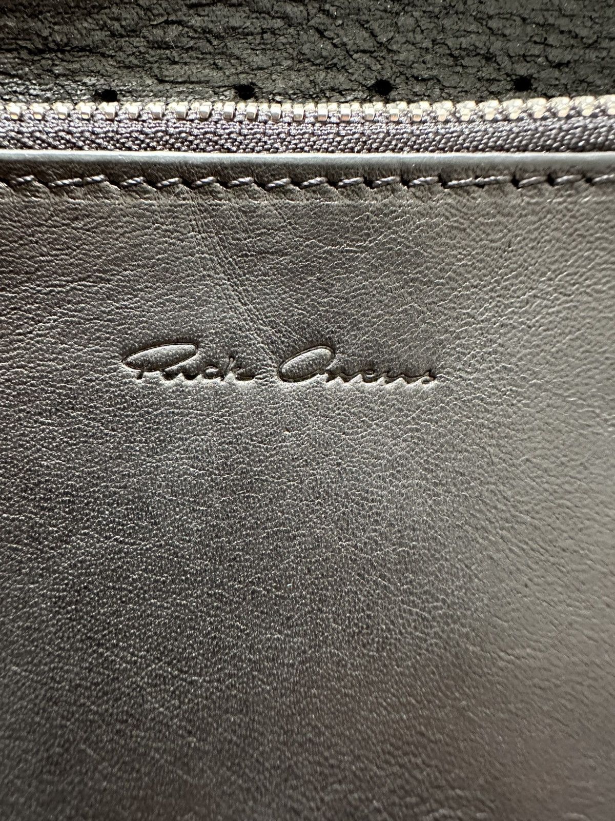 Rick Owens Silver Perforated Long Wallet Cccckc in Gray, Men's — image 3 of 4