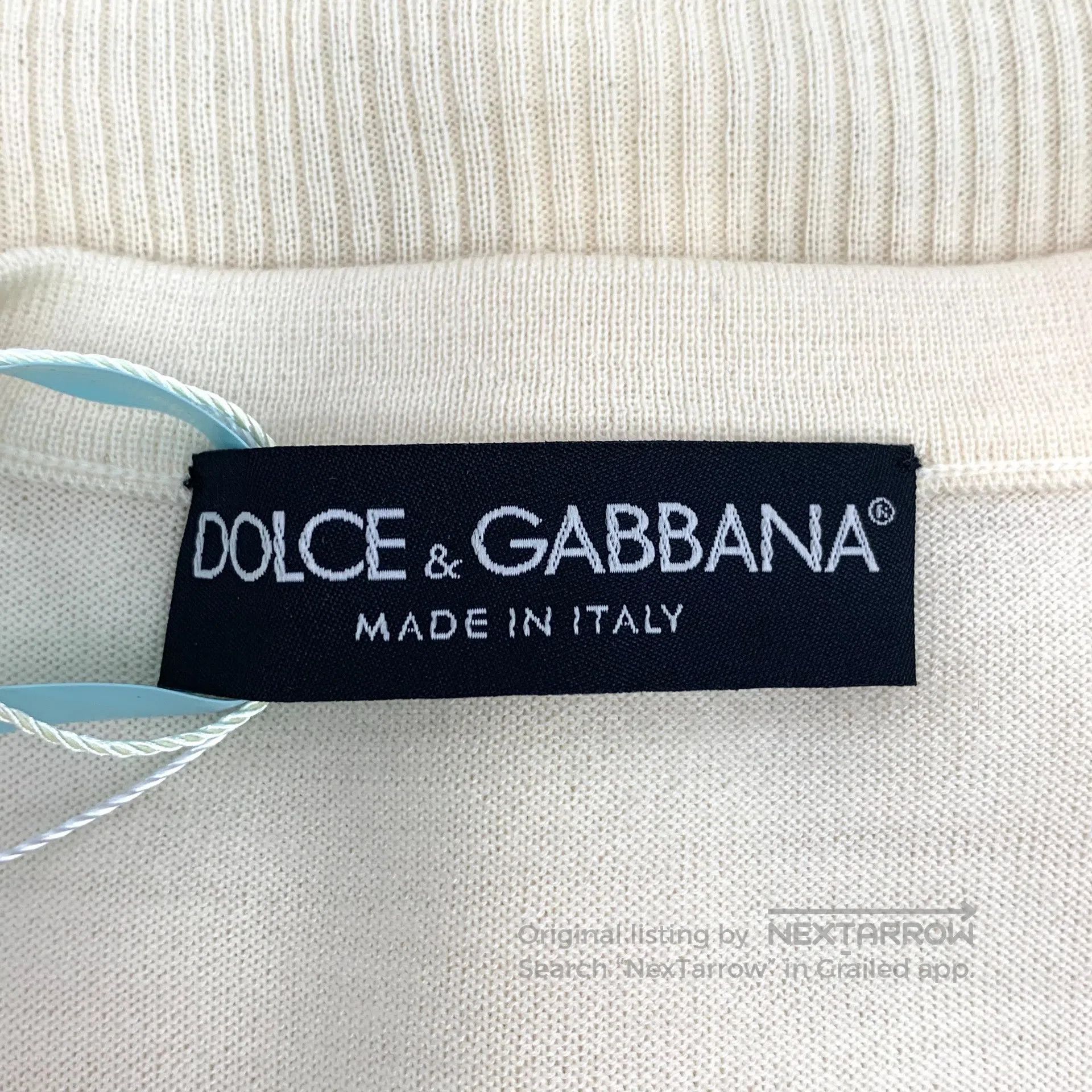 Dolce & Gabbana Dolce Gabbana Ivory wool knit cardigan| Size M / US 6-8 / IT 42-44 - 5 Thumbnail
