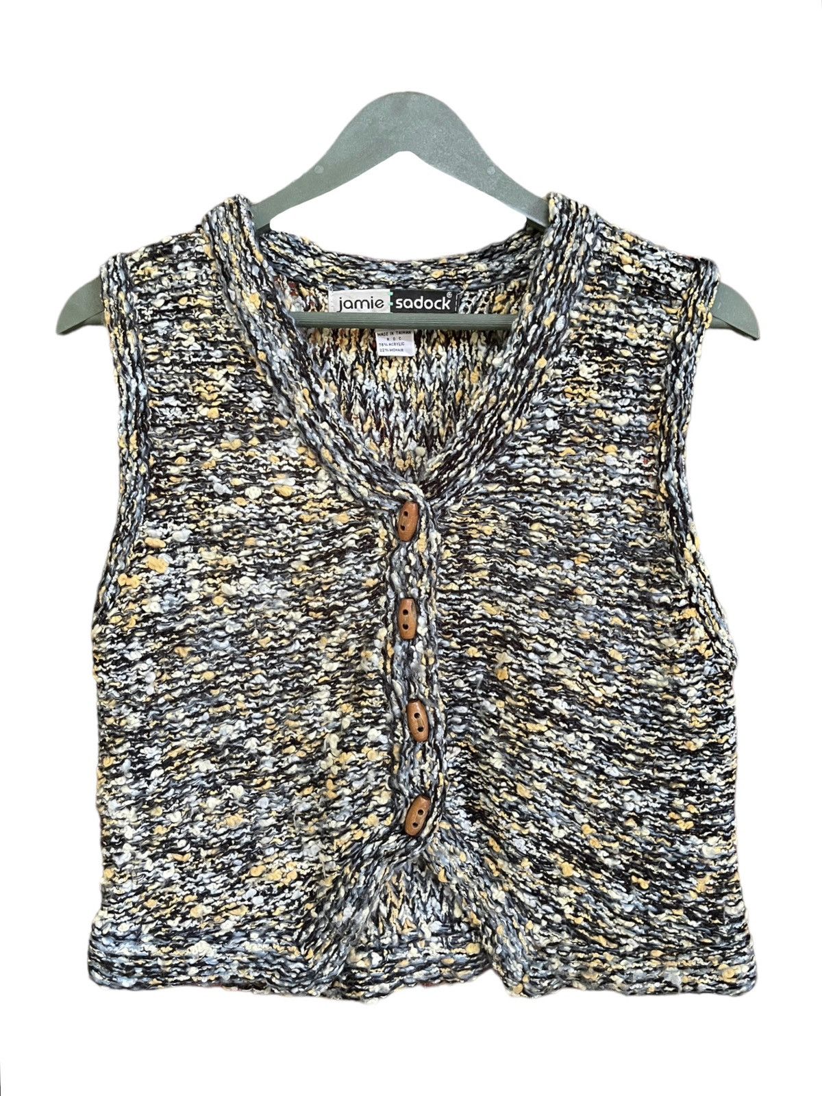 Jamie Sadock Knit Coogi Mohair Vest