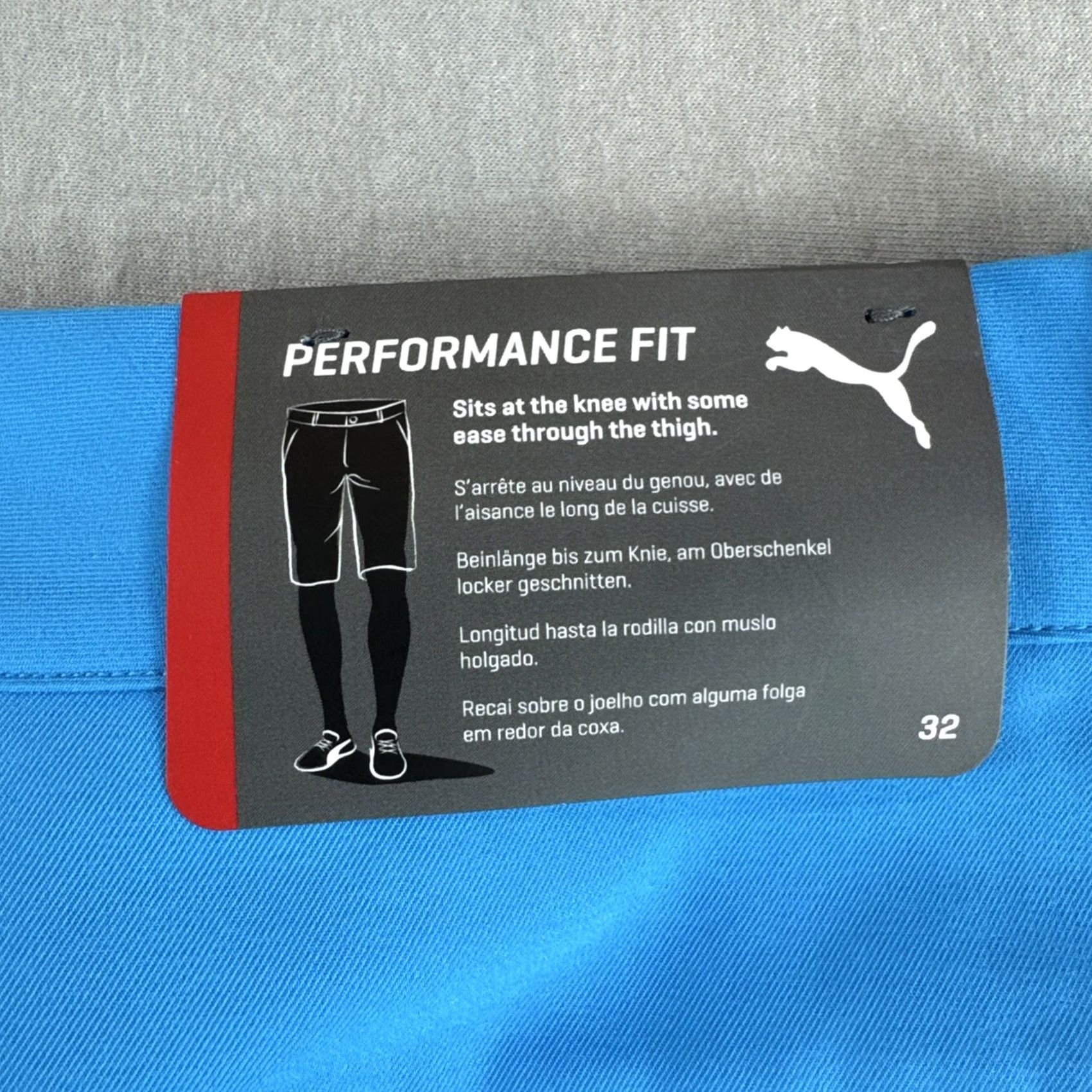 Puma Puma Jackpot Shorts Men 32 Blue Drycell Stretch 10” Performance Chino Preppy NEW Size US 32 / EU 48 - 8 Thumbnail