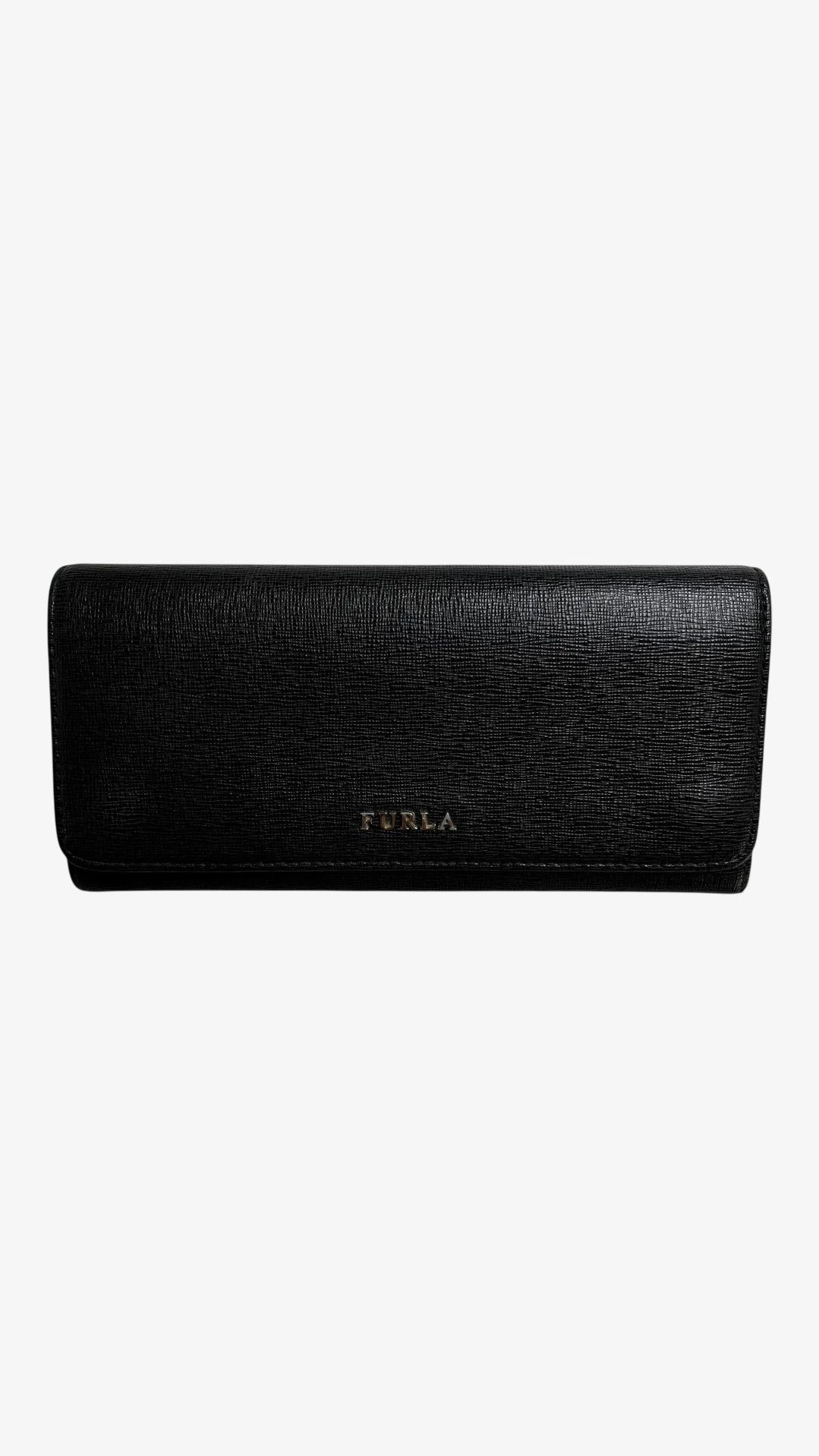 Furla Vintage Y2K Furla Black Leather Continental Flap Wallet Size ONE SIZE - 1 Thumbnail