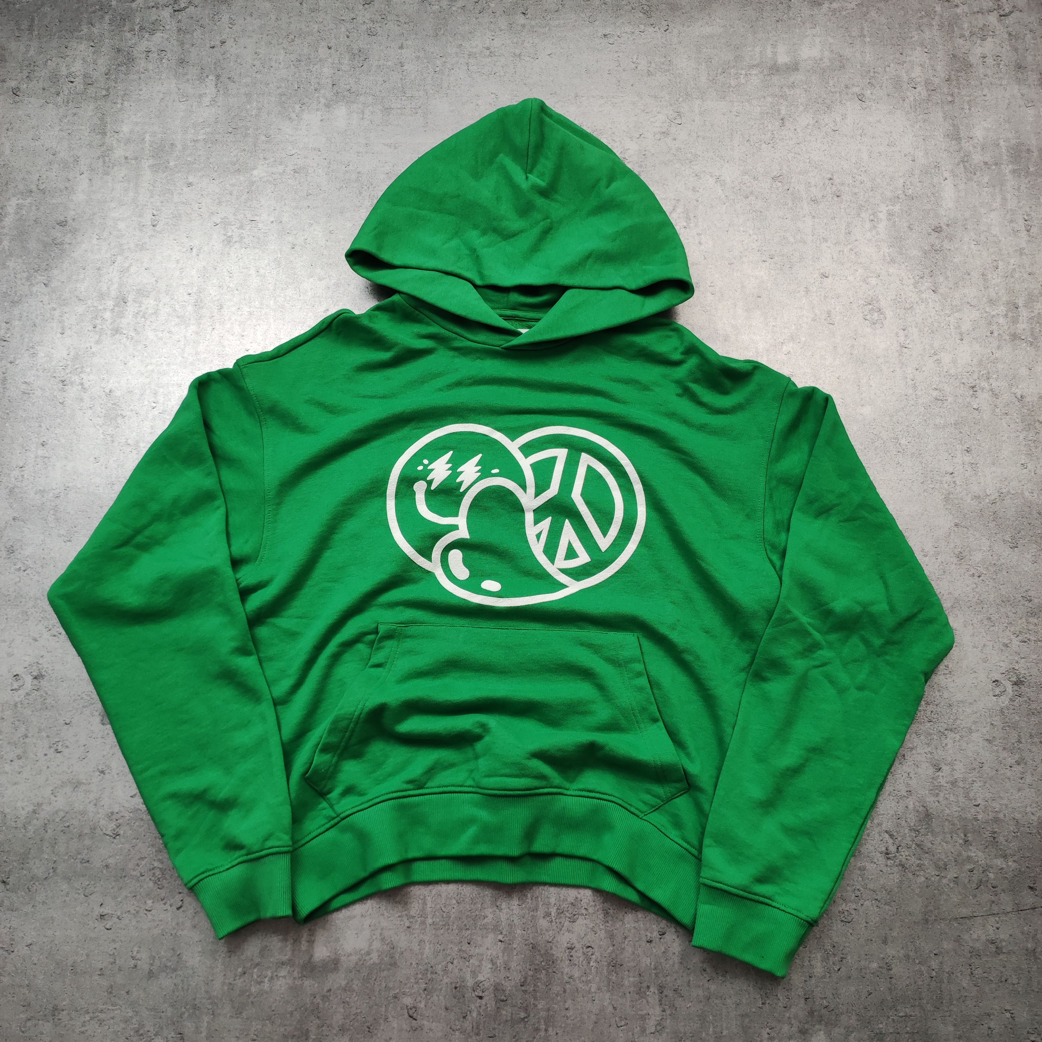 Guess × J Balvin Guess Los Angeles x J Balvin Green Logo Oversize Hoodie Size US M / EU 48-50 / 2 - 3 Thumbnail