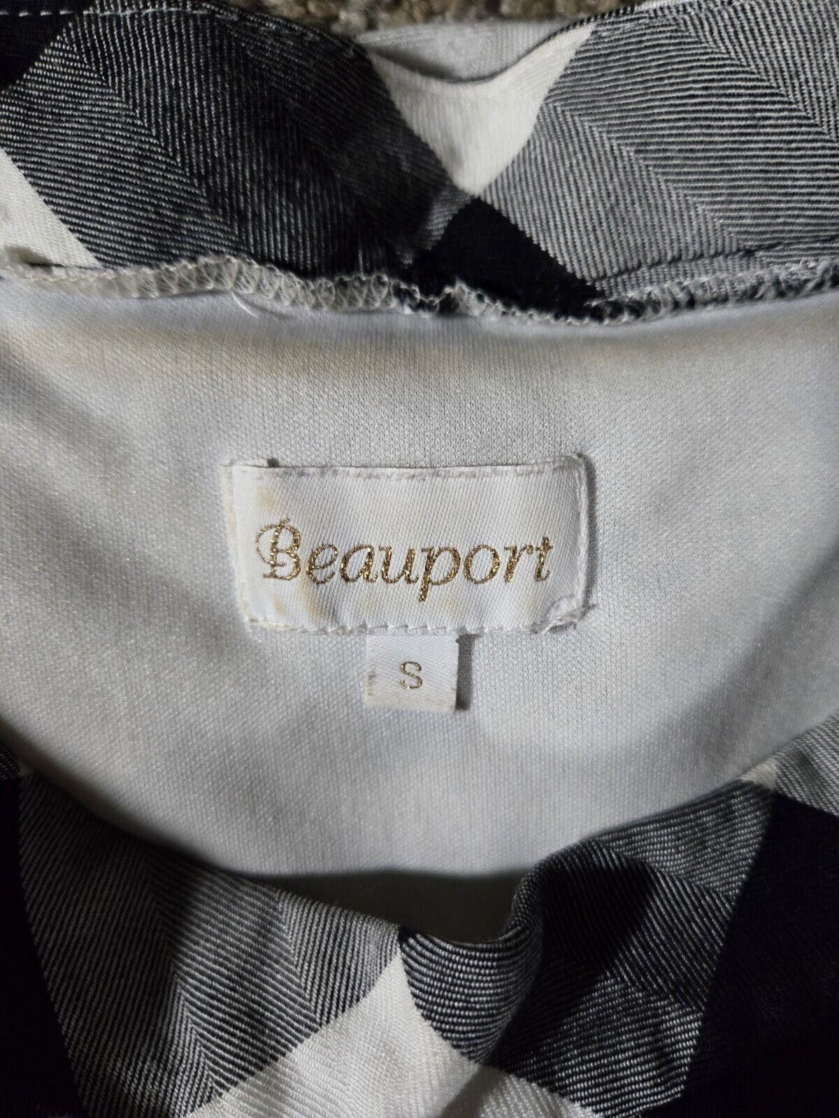 Designer Black And White Gingham Off The Shoulder Dress By Beauport S Size S / US 4 / IT 40 - 5 Thumbnail