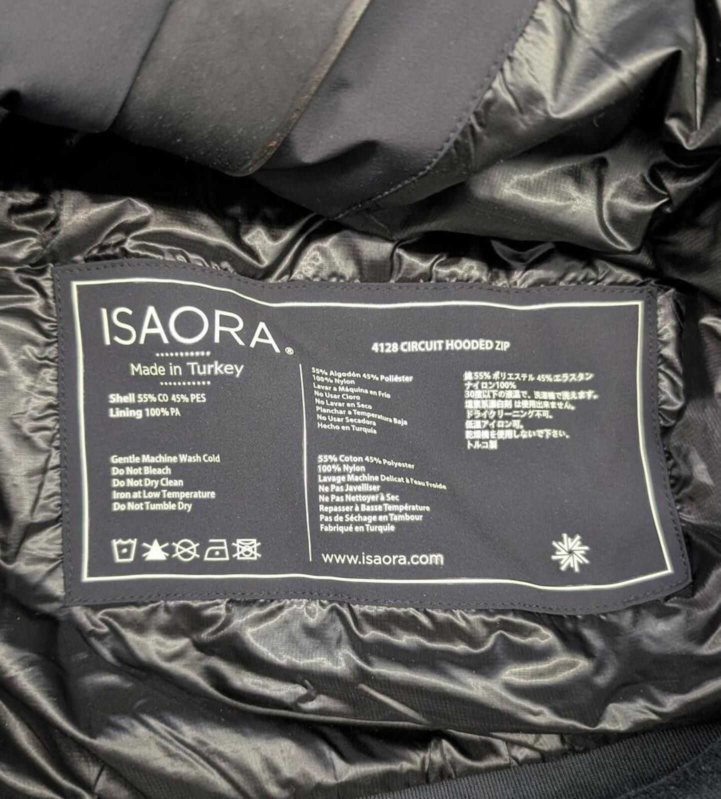 Isaora Isaora 4128 Circuit Hooded Zip Black Insulated Jacket Size US M / EU 48-50 / 2 - 5 Thumbnail