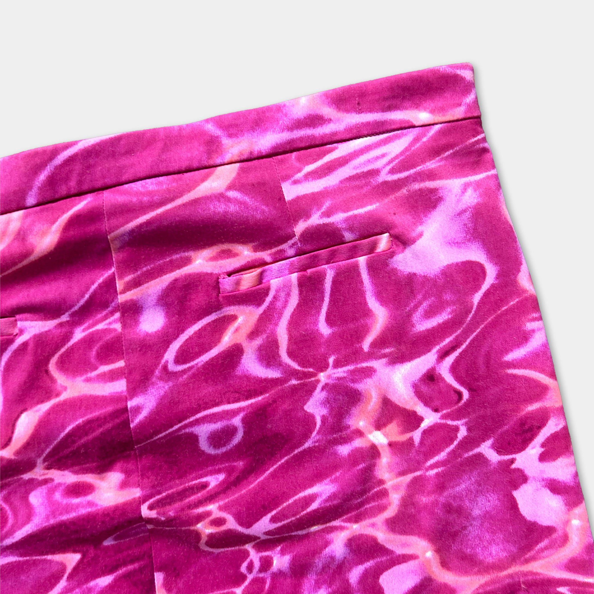 Just Cavalli Just Cavalli Water Pool Print Skirt Size 28" / US 6 / IT 42 - 4 Thumbnail
