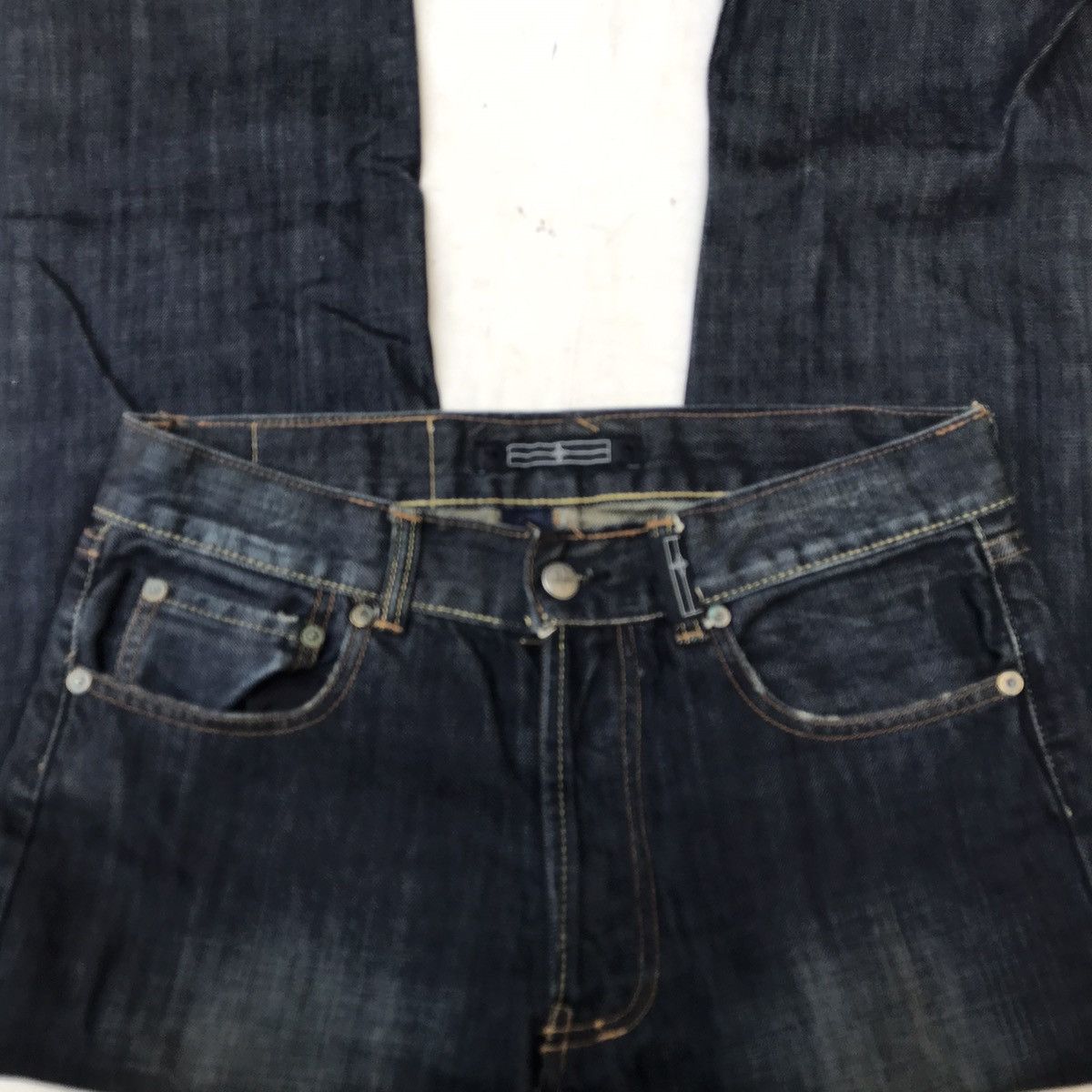 Massimo Osti × Stone Island Vintage Stone Island Denim jeans five pocket STONE ISLAND Size US 30 / EU 46 - 18 Thumbnail