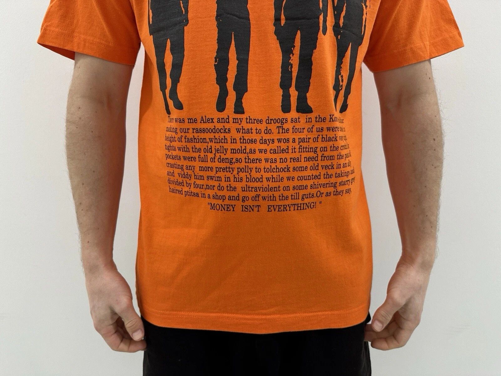 Vintage Vintage Clockwork Orange T-Shirt Movie Promo Bloke Film Size US M / EU 48-50 / 2 - 3 Thumbnail