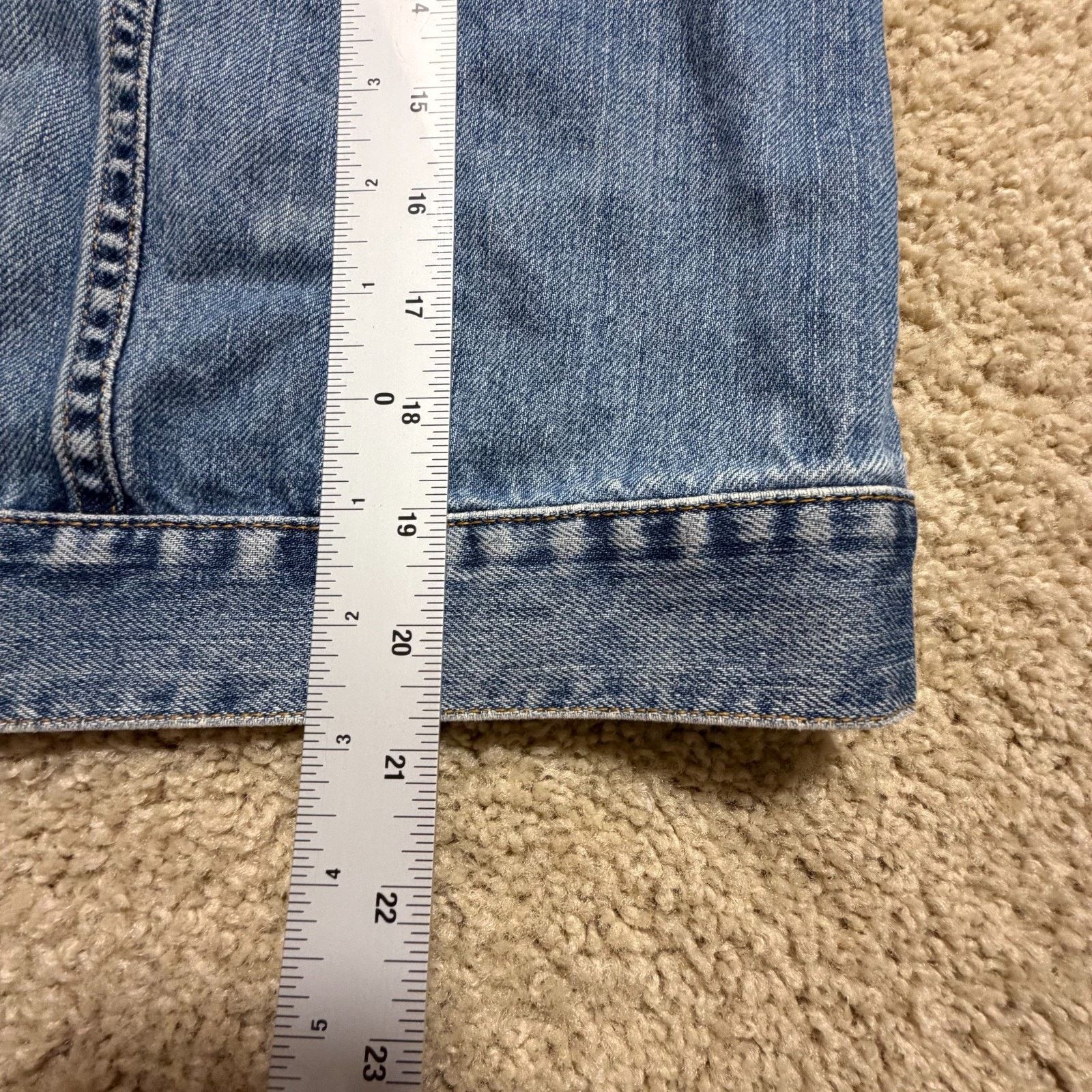 Abercrombie & Fitch Abercrombie Denim Jacket Womens M Cropped Distressed Size M / US 6-8 / IT 42-44 - 12 Thumbnail