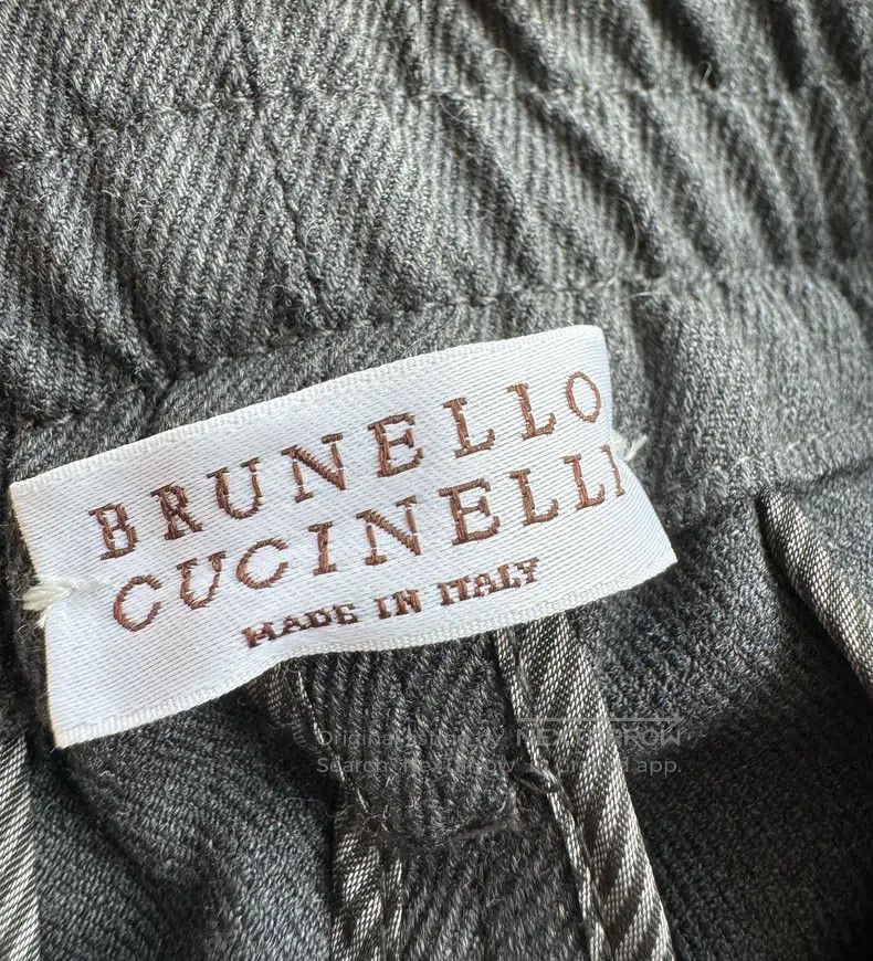 Brunello Cucinelli Brunello Cucinelli Classic gray wool blend tailored pipe p Size 25" / US 0 / IT 36 - 4 Thumbnail