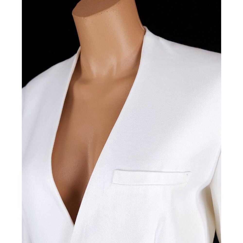 Haider Ackermann Haider Ackermann Single Breasted Blazer FR 36 US 4 White NWT Size S / US 4 / IT 40 - 3 Thumbnail