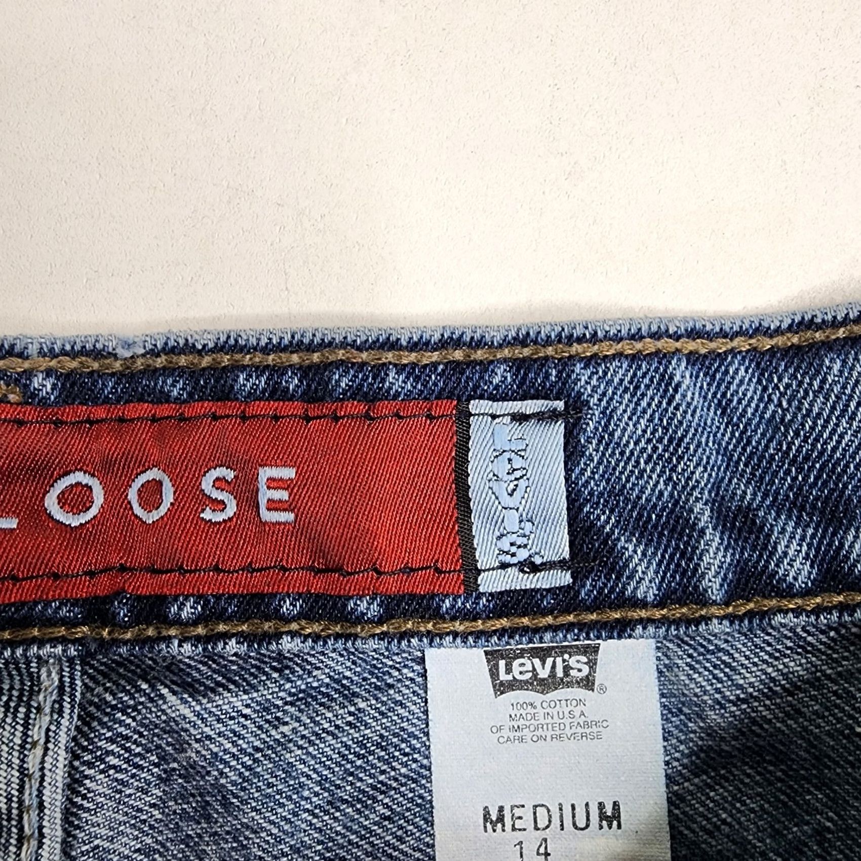 Levi's VINTAGE Levi's Silvertab Loose Denim Jeans High Rise Women's Size 14 Blue 32in WIST 31in Inseam Mens Womens Girls Size 36" / US 14 / IT 50 - 6 Thumbnail