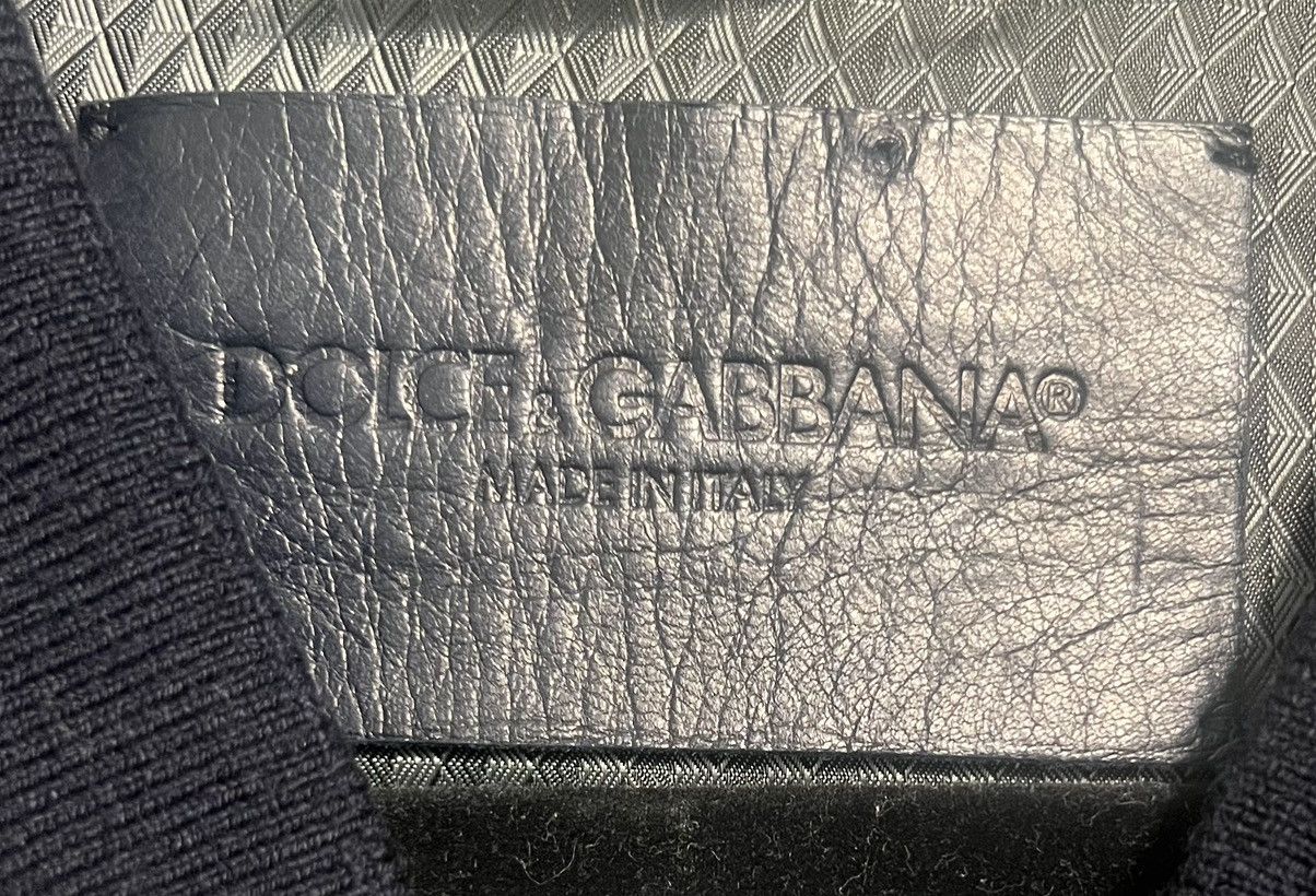 Dolce & Gabbana Authentic Dolce & Gabbana made in Italy navy leather jacket Size US XL / EU 56 / 4 - 7 Thumbnail