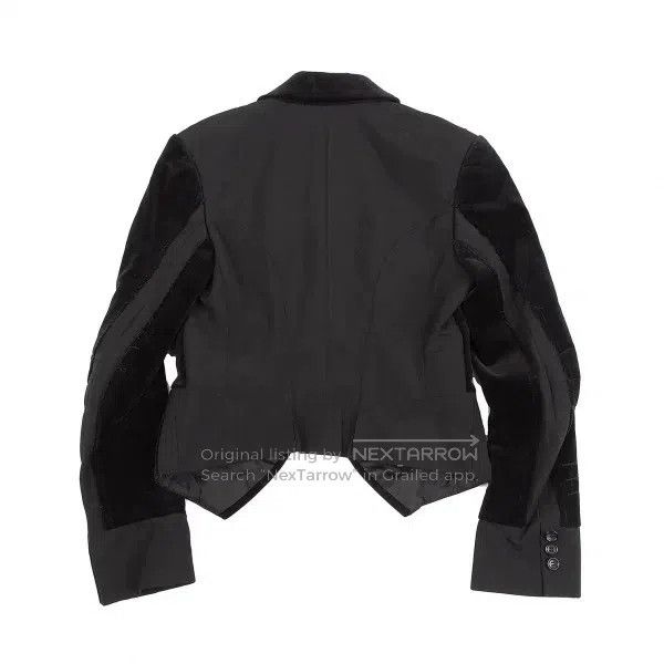 Comme des Garcons Comme Des Garcons Black Vintage Velvet Patchwork Top Size S / US 4 / IT 40 - 3 Thumbnail
