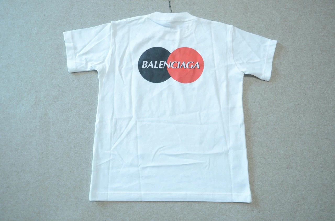 Balenciaga Balenciaga Mastercard Logo SS White S T-shirt Size S / US 4 / IT 40 - 5 Thumbnail