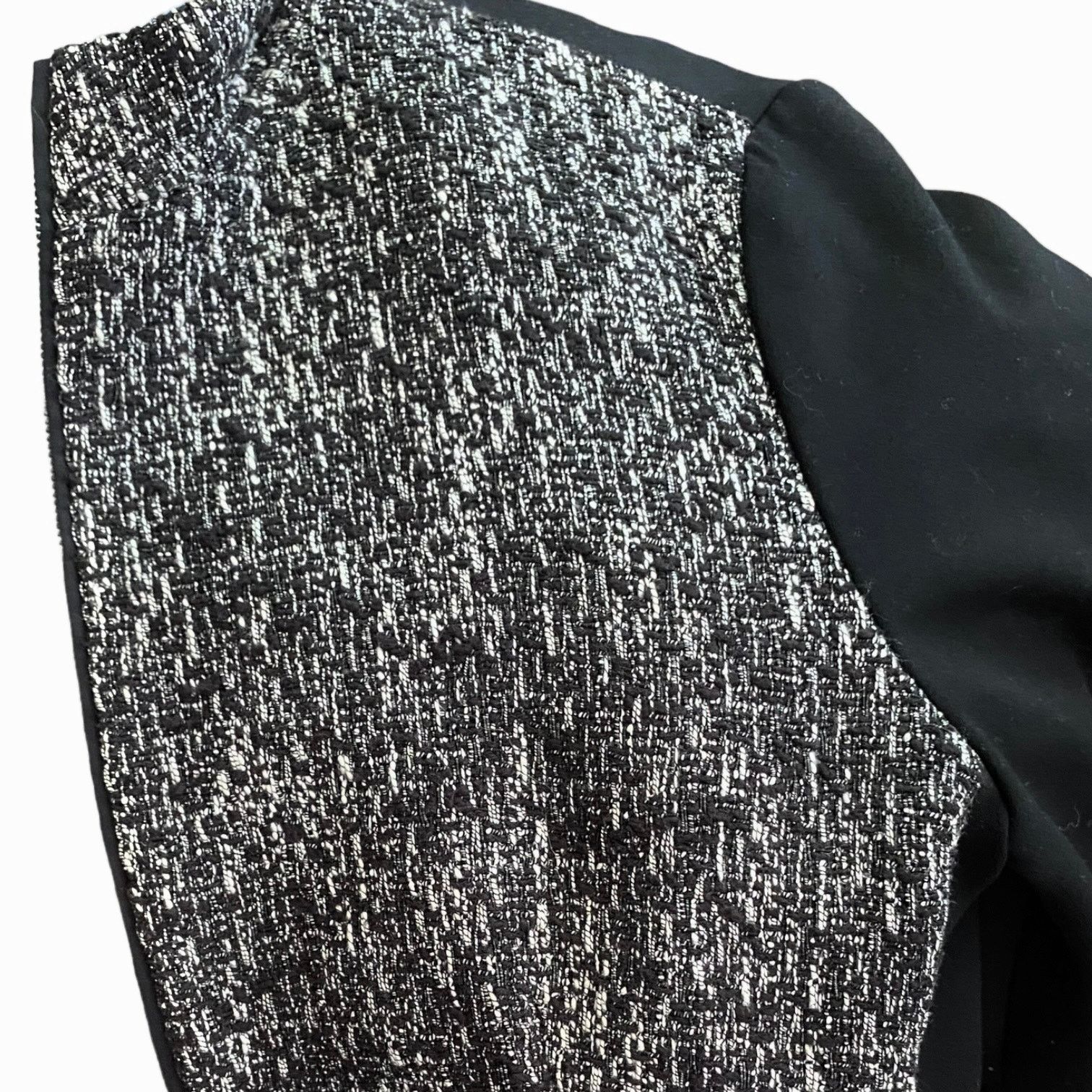 Max Mara MaxMara Tweed Boucle Zip Jacket Black Academia Vintage 14 Size XL / US 12-14 / IT 48-50 - 2 Thumbnail
