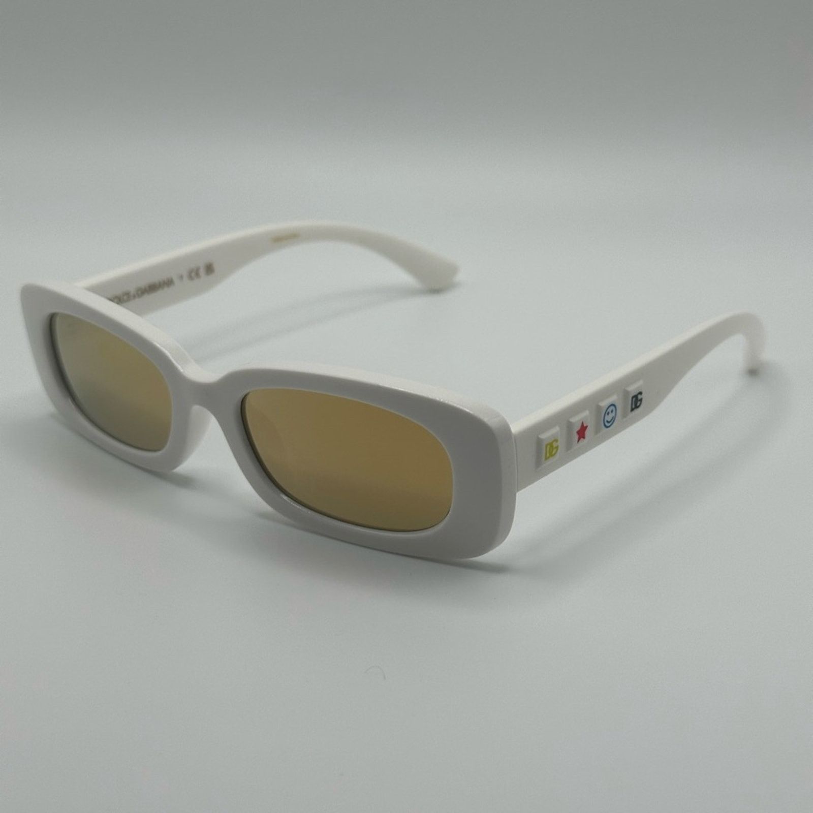 DOLCE&GABBANA KIDS Sunglasses DX6006U 33127P WhiteMirrorGold