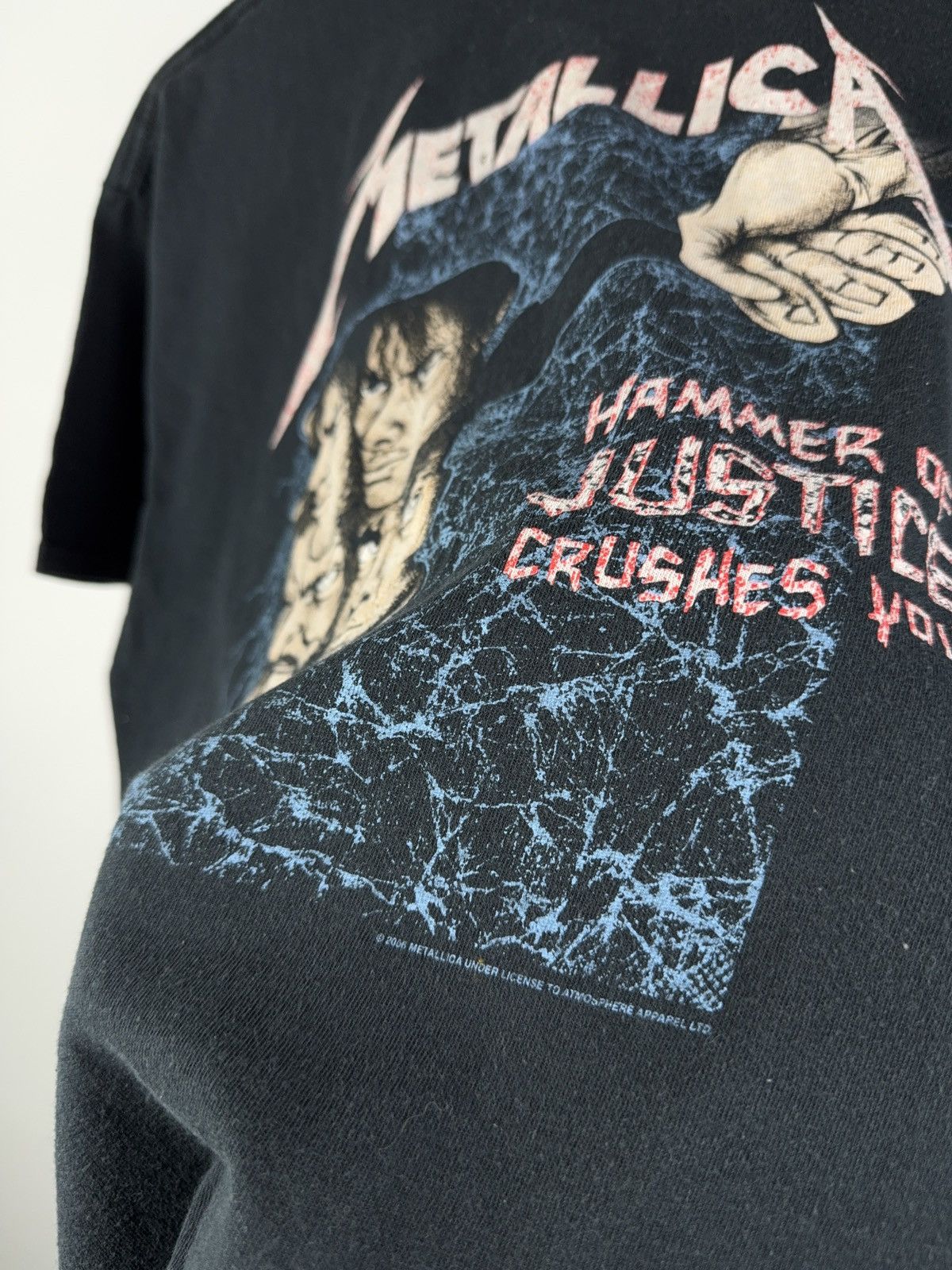 Band Tees × Metallica × Vintage Metallica Justice For All Vintage Tee 1994/2006 Double Print Size US L / EU 52-54 / 3 - 8 Thumbnail