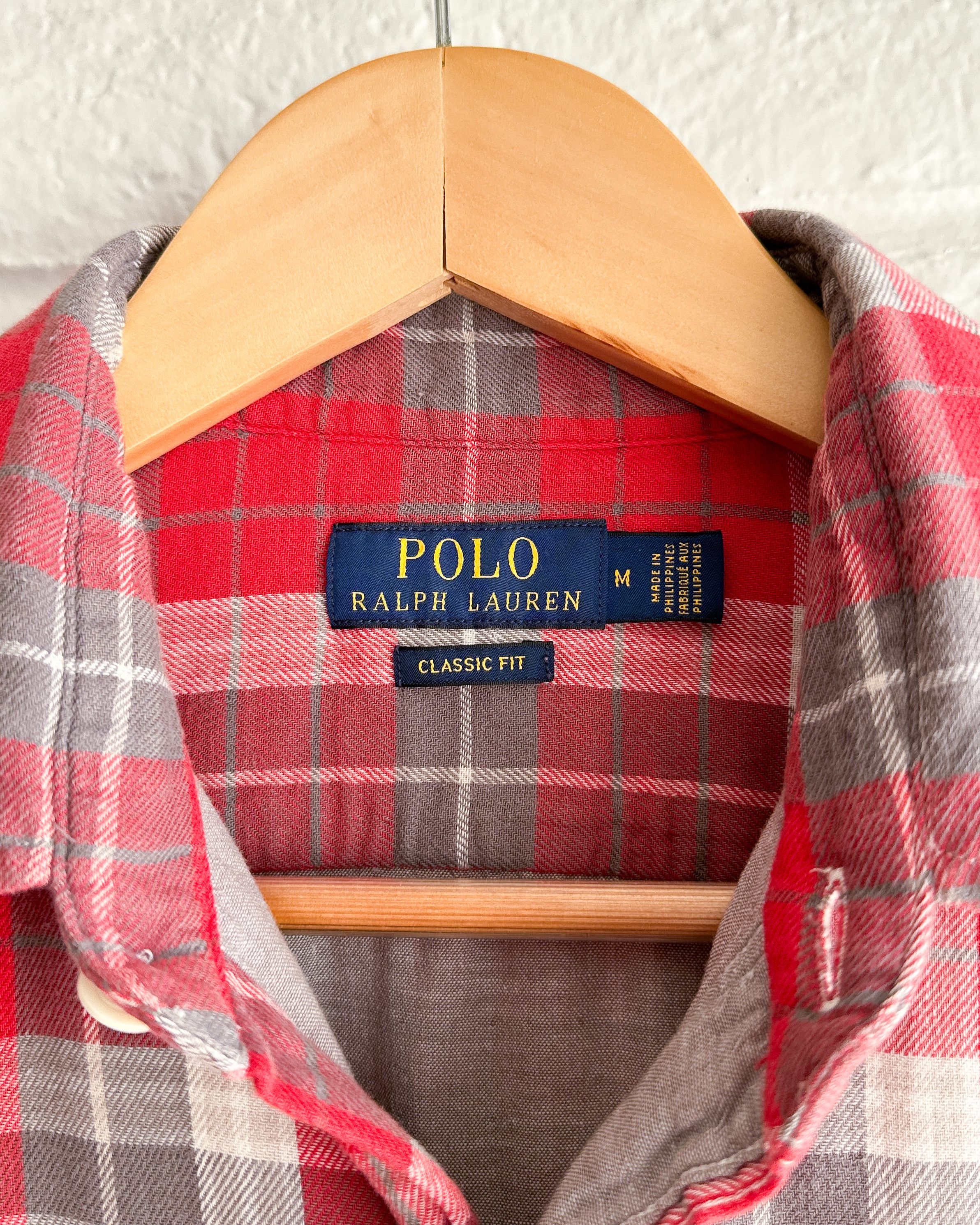 Polo Ralph Lauren Polo Ralph Lauren Long Sleeve Flannel Shirt Red Gray Plaid M Size US M / EU 48-50 / 2 - 3 Thumbnail