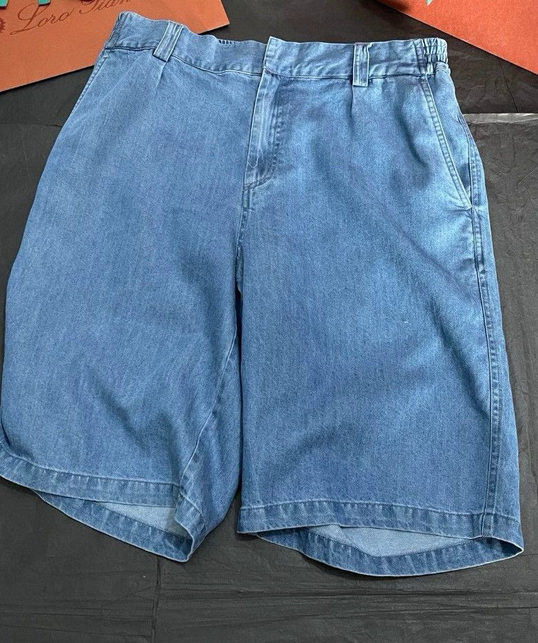 Loro Piana LORO PIANA Men's denim shorts Size US 36 / EU 52 - 1 Thumbnail