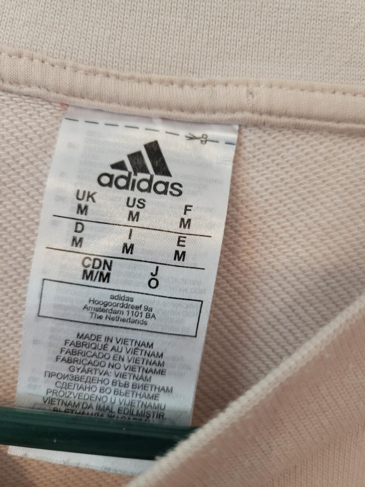 Adidas Adidas Light Beige Crewneck Sweatshirt Medium Size US M / EU 48-50 / 2 - 3 Thumbnail