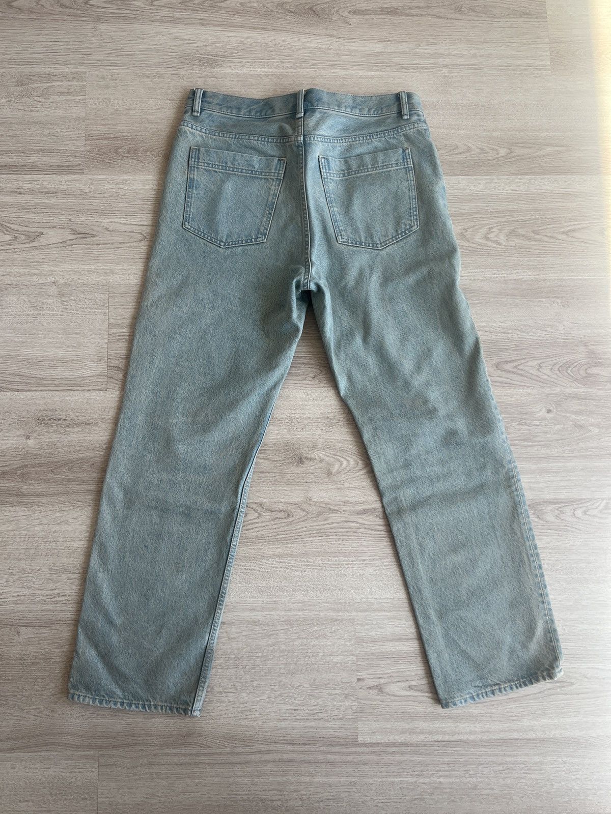 Wood Wood Wood Wood Al Rigid Denim Straight Fit Vintage Beige Size US 31 - 5 Thumbnail
