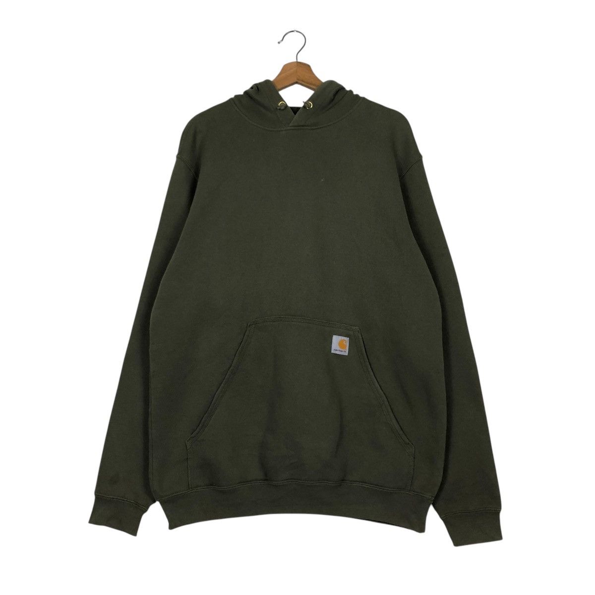 Carhartt 🔥VINTAGE HOODIE PULL OVER CARHARTT RICH GREEN Size US M / EU 48-50 / 2 - 14 Thumbnail