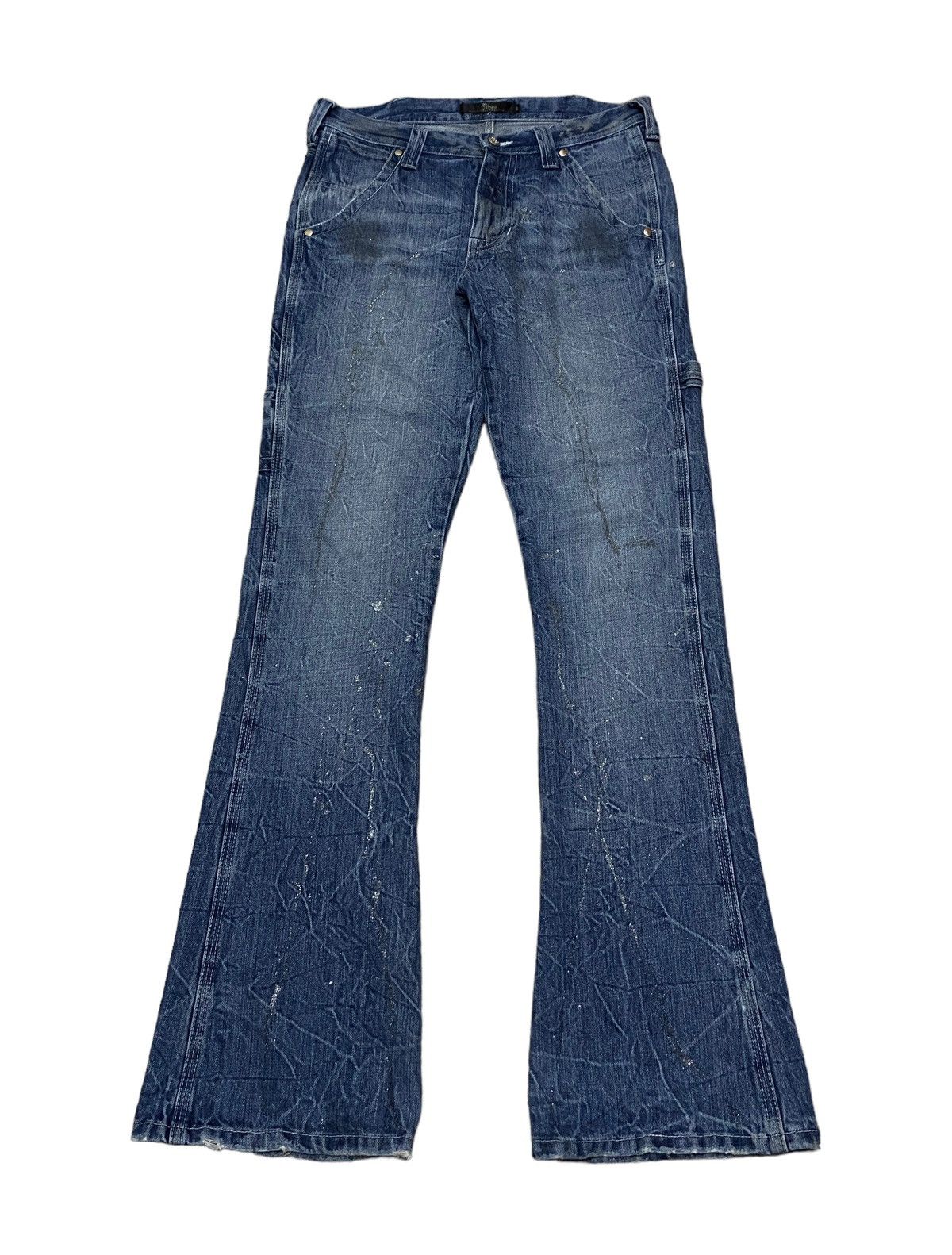 image of Avant Garde x Vintage Design Vintage Midas Flared Jeans 1990S in Denim (Size 32)